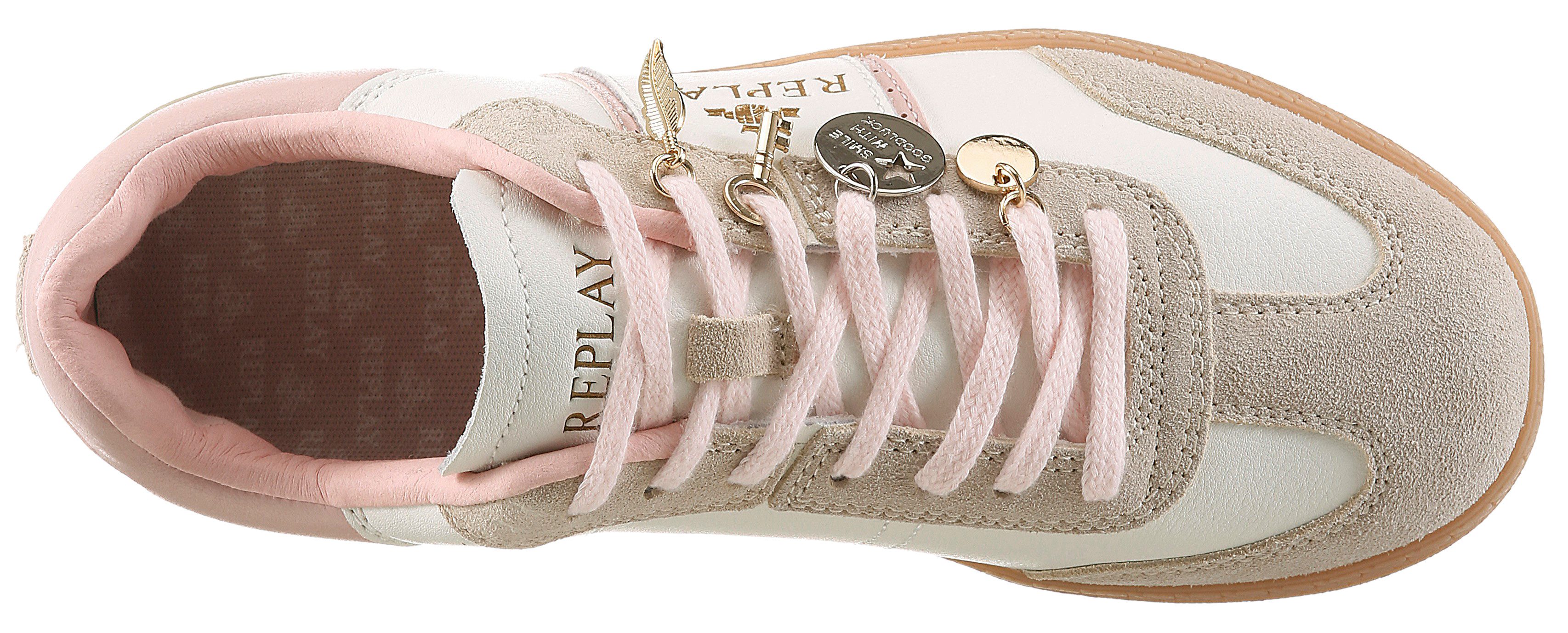 Replay Plateausneaker Trend-Sneaker, Halbschuh, Schnürschuh mit Schmuckelementen