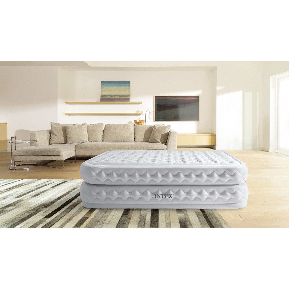 Intex Luftmatratze Intex 64488ND TWIN SUPREME AIR-FLOW AIRBED WITH FIBER-TE günstig online kaufen