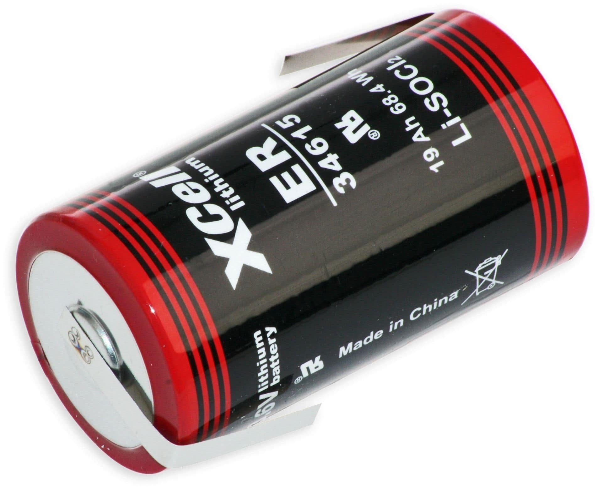 kraftmax KRAFTMAX Lithium-Batterie LS34615, D, mit Batterie