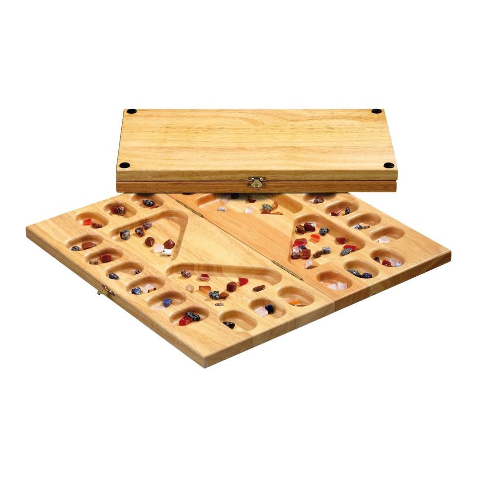 Philos Spiel, Kalaha für 2-4 Spieler - Hevea-Holz