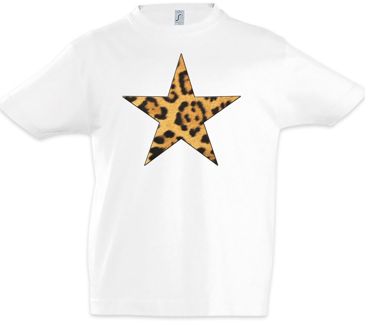 Print-Shirt Rockabella Star I Kinder T-Shirt Tattoo Nautical Rockabilly Leopard