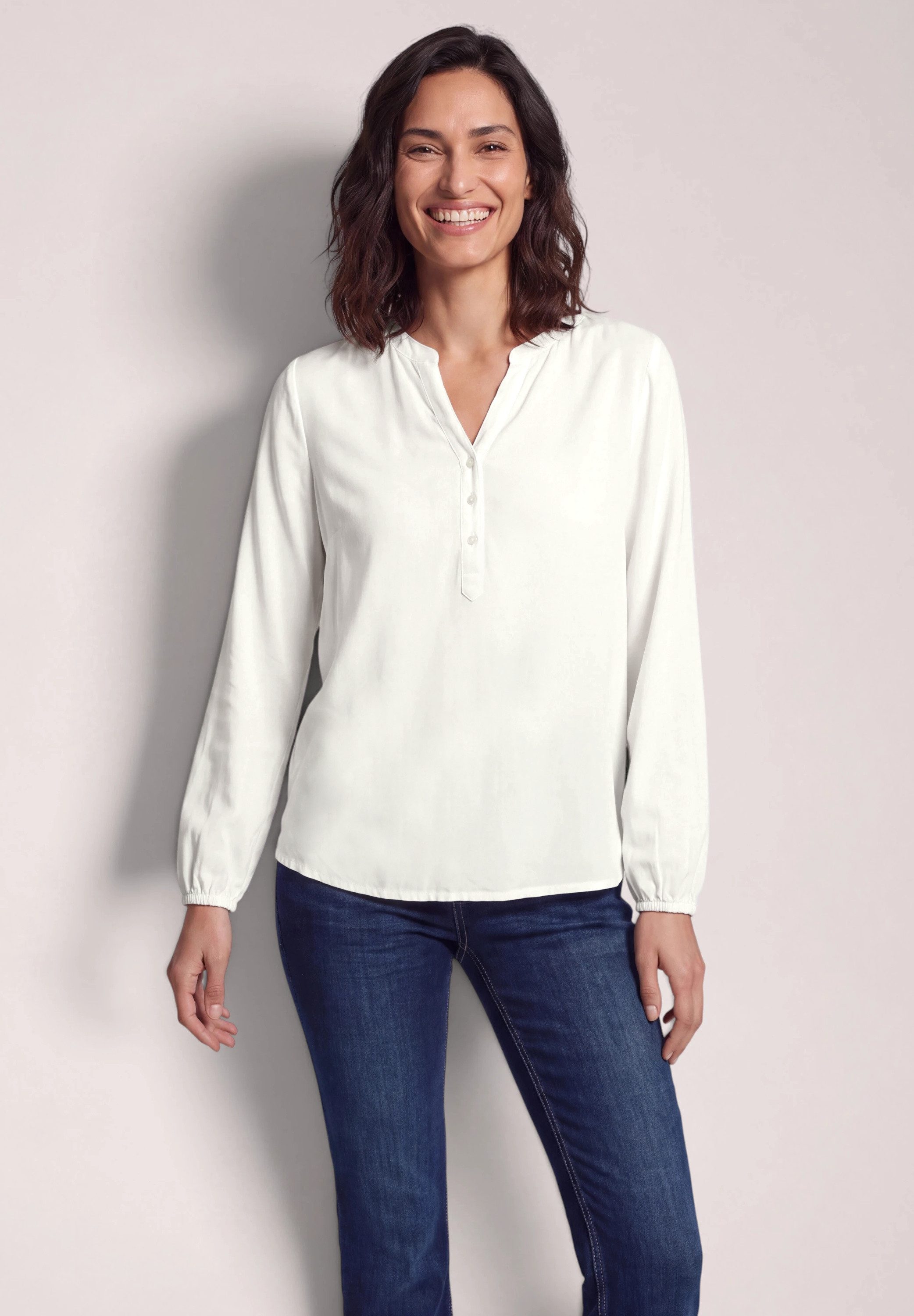 CECIL Shirtbluse aus softer Viskose