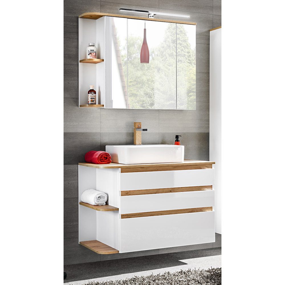 Lomadox Badmöbel-Set CAMPOS-56, (Spar-Set, 4-St), mit günstig online kaufen