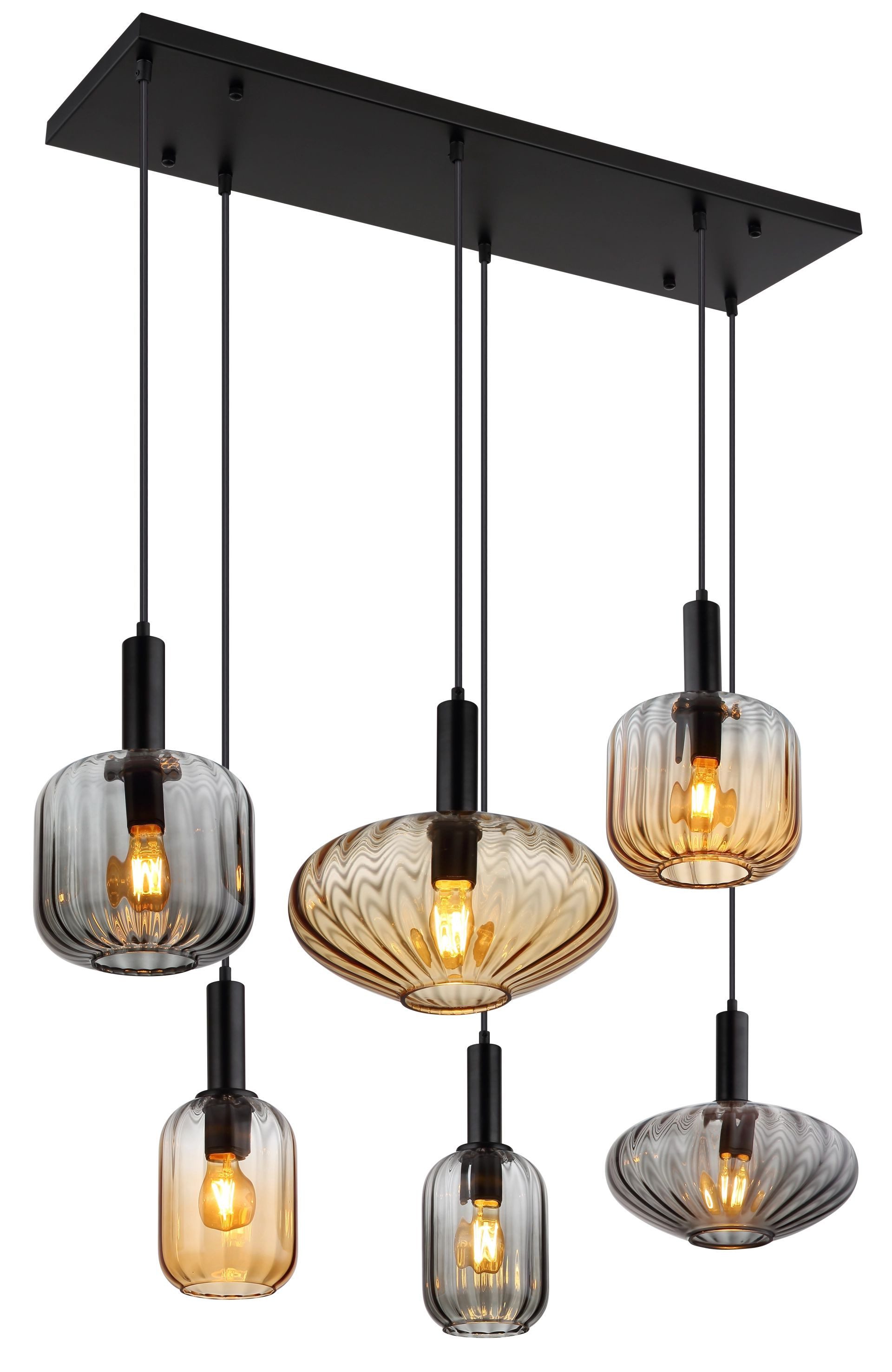 GLOBO LIGHTING Pendelleuchte VALLETTA, ohne Leuchtmittel, Hängelampe, Hänge günstig online kaufen