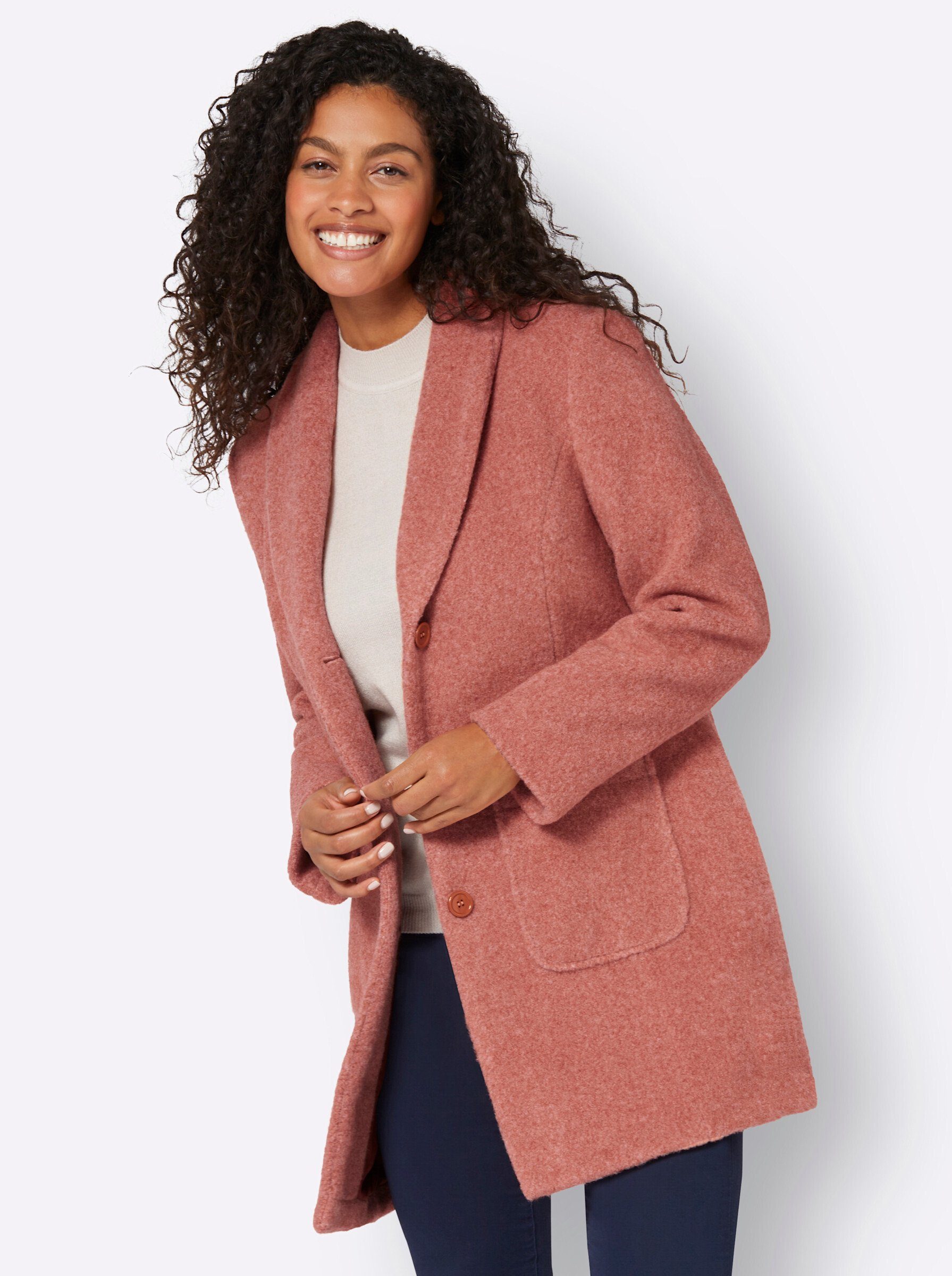 Witt Allwetterjacke Bouclé-Jacke Langarm günstig online kaufen