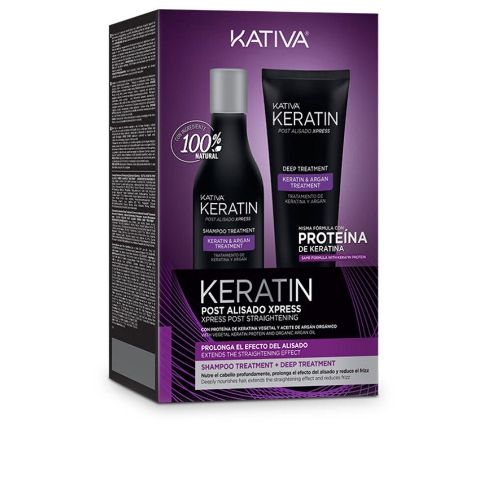 Kativa Haarpflege-Set Keratin Post Smoothing Xpress Set 2 Artikel