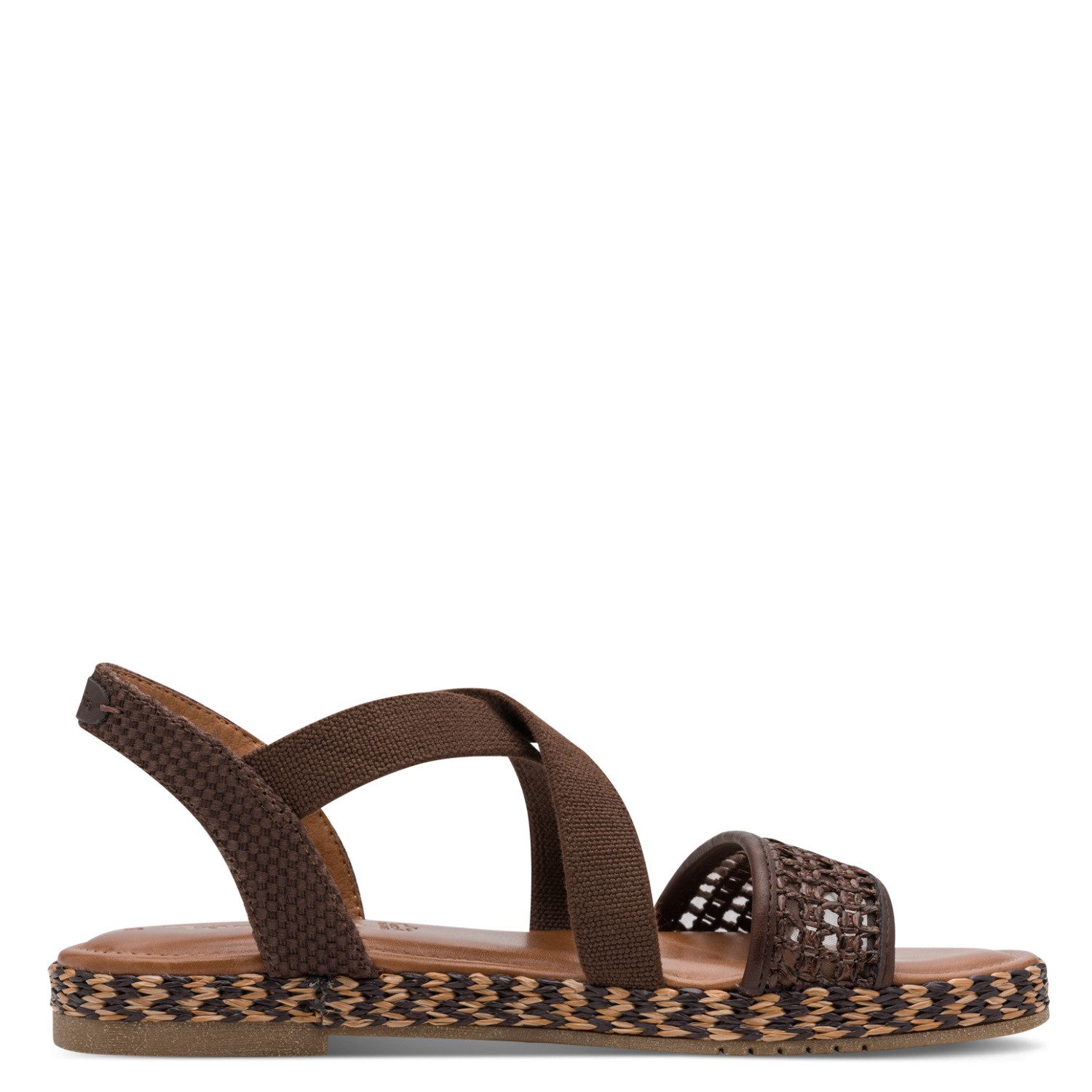 Tamaris Riemchensandale Sommerschuh, Sandalette mit bestickter Sohle