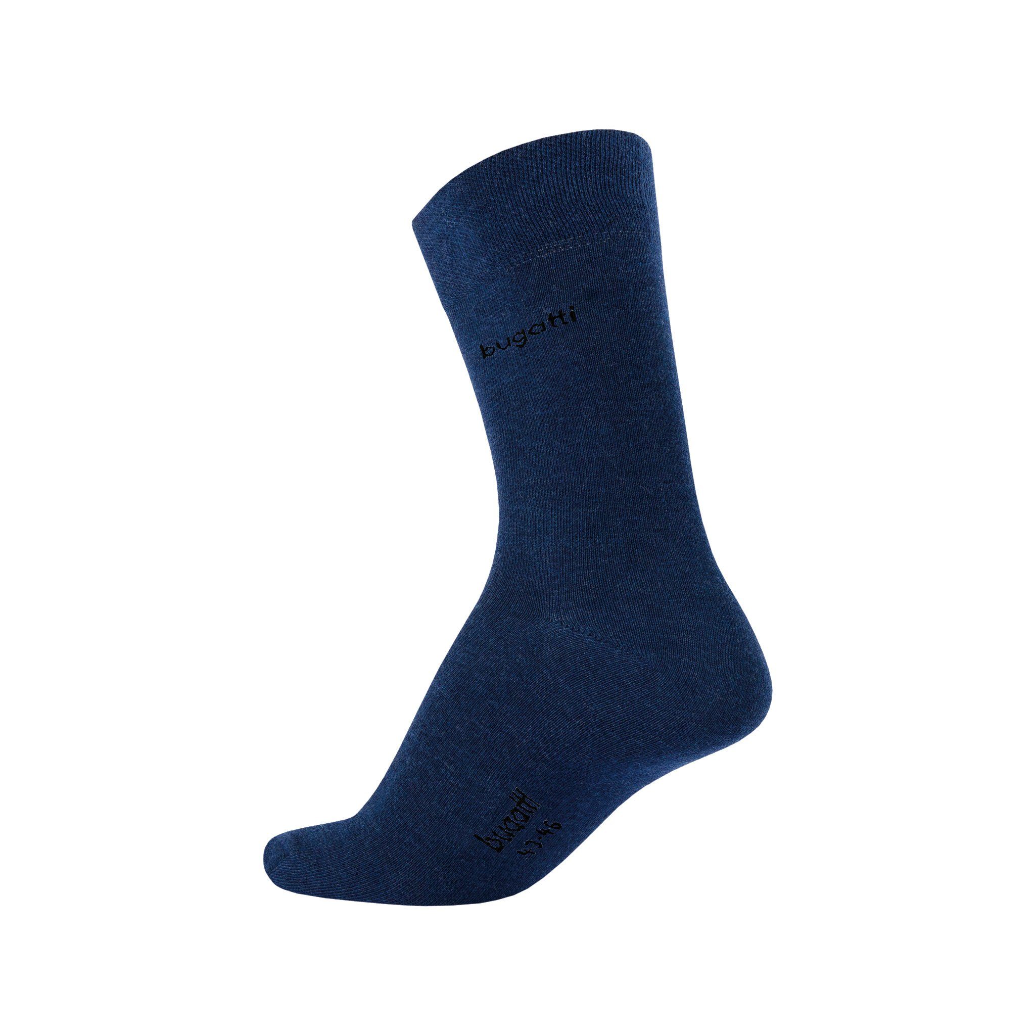 bugatti Socken bugatti Herren Socken 4er Pack uni basic Farben rot, indigo melange bugatti Herren Socken 4er Pack uni basic Farben rot, indigo melange