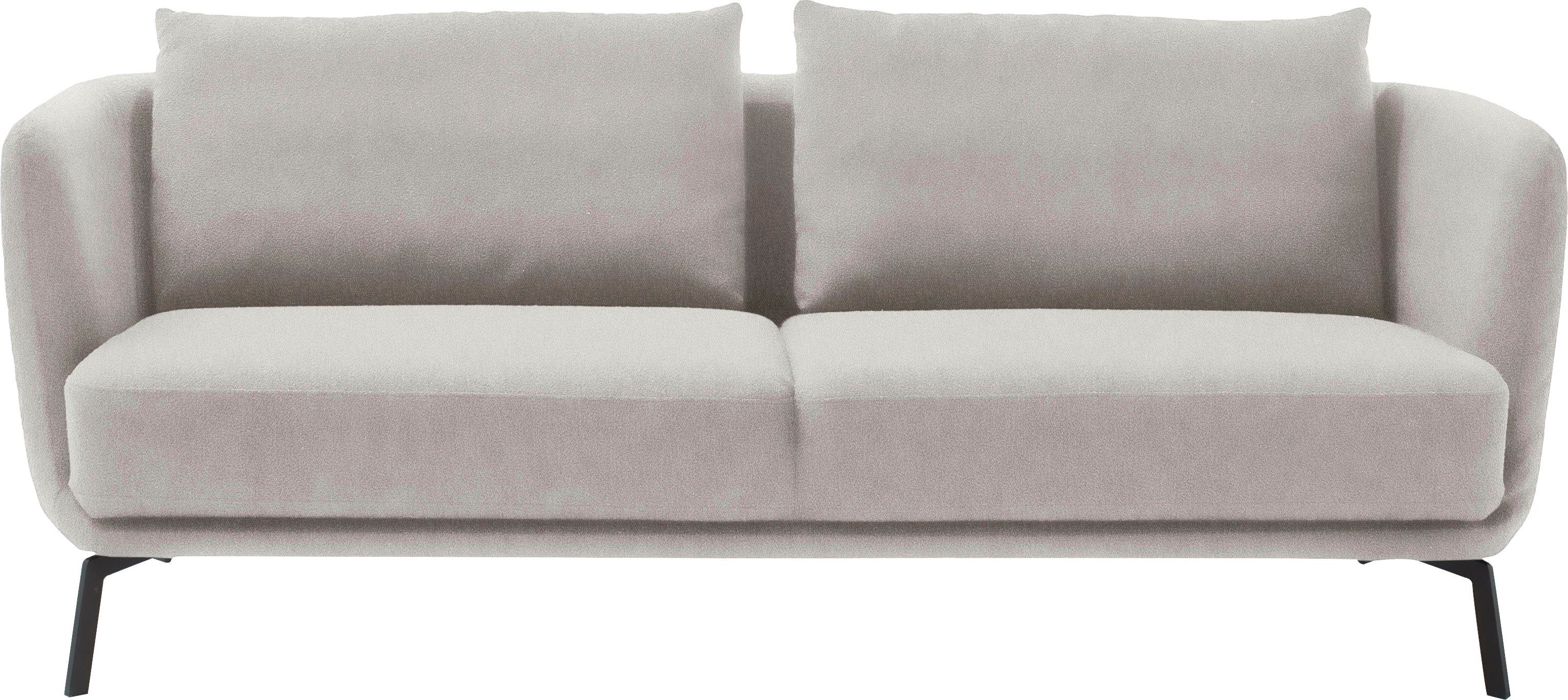 SCHÖNER WOHNEN-Kollektion 3-Sitzer Pearl - 5 Jahre Hersteller-Garantie, auch in Bouclé, Maße (B/H/T): 210/71/91 cm, Füße Metall