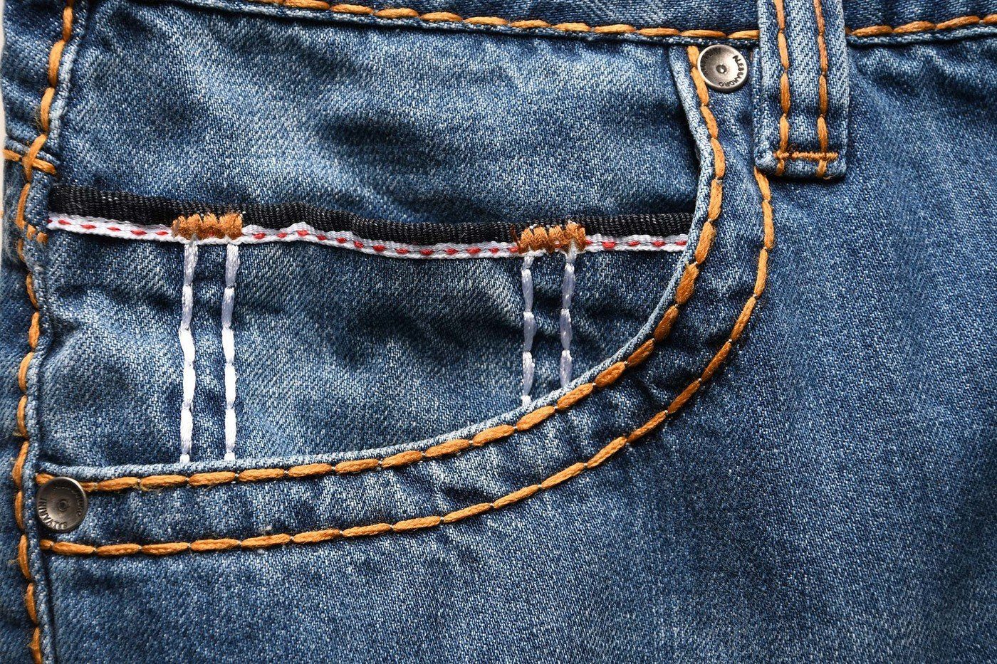 Straight-Jeans Herren Comfort Fit – Baumwolljeans im 5-Pocket-Style