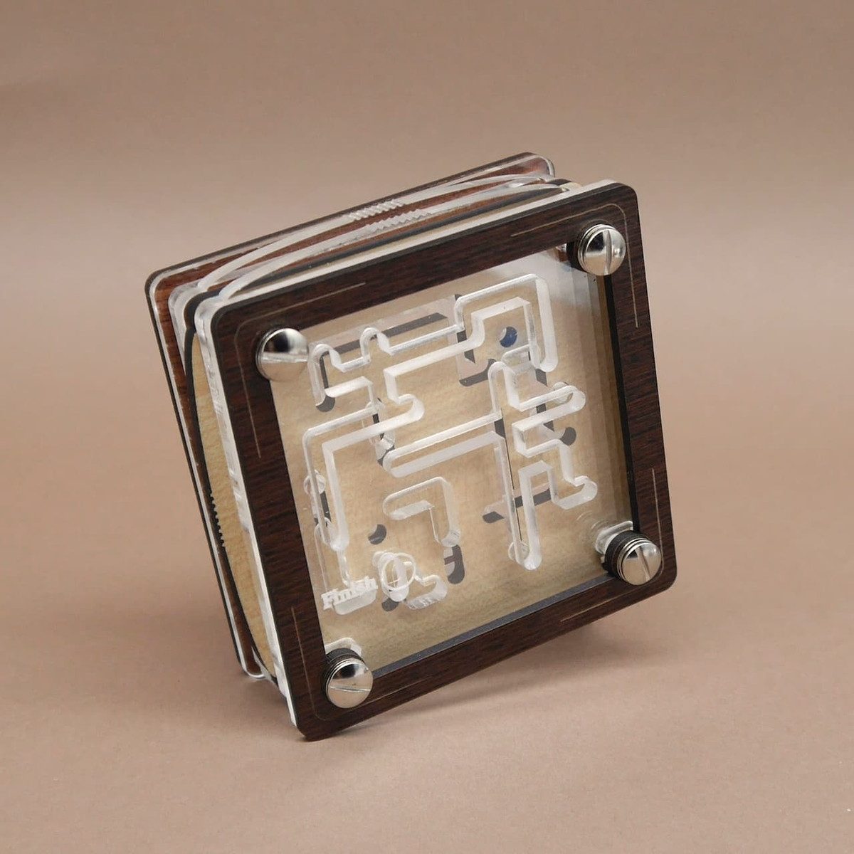 ROMBOL Denkspiele Spiel VERSCHOBEN - interessantes Kugellabyrinth, Denkspiel, Knobelspiel