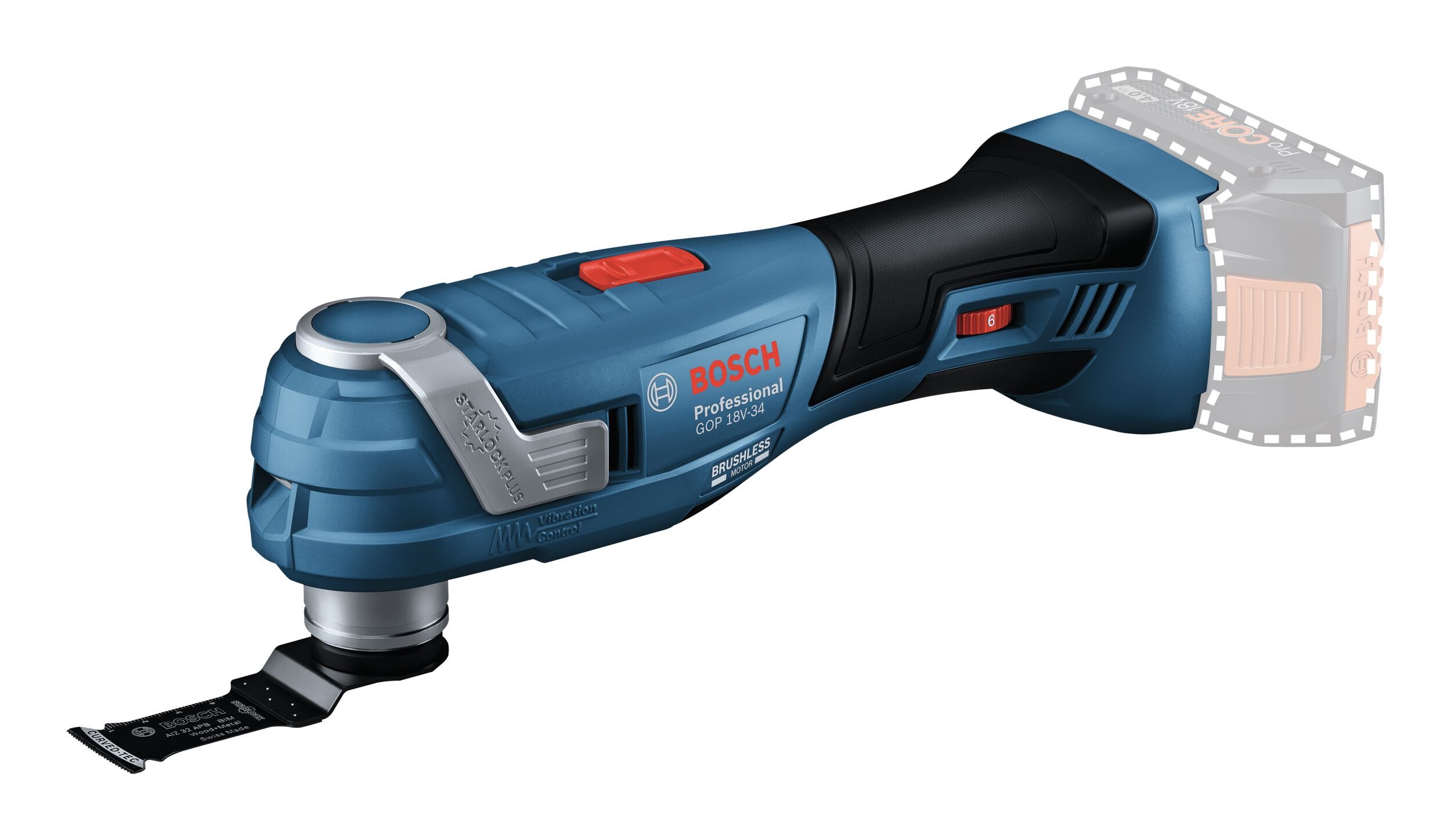BOSCH Akku-Multischleifer GOP 18V-34, 20000 U/min, günstig online kaufen