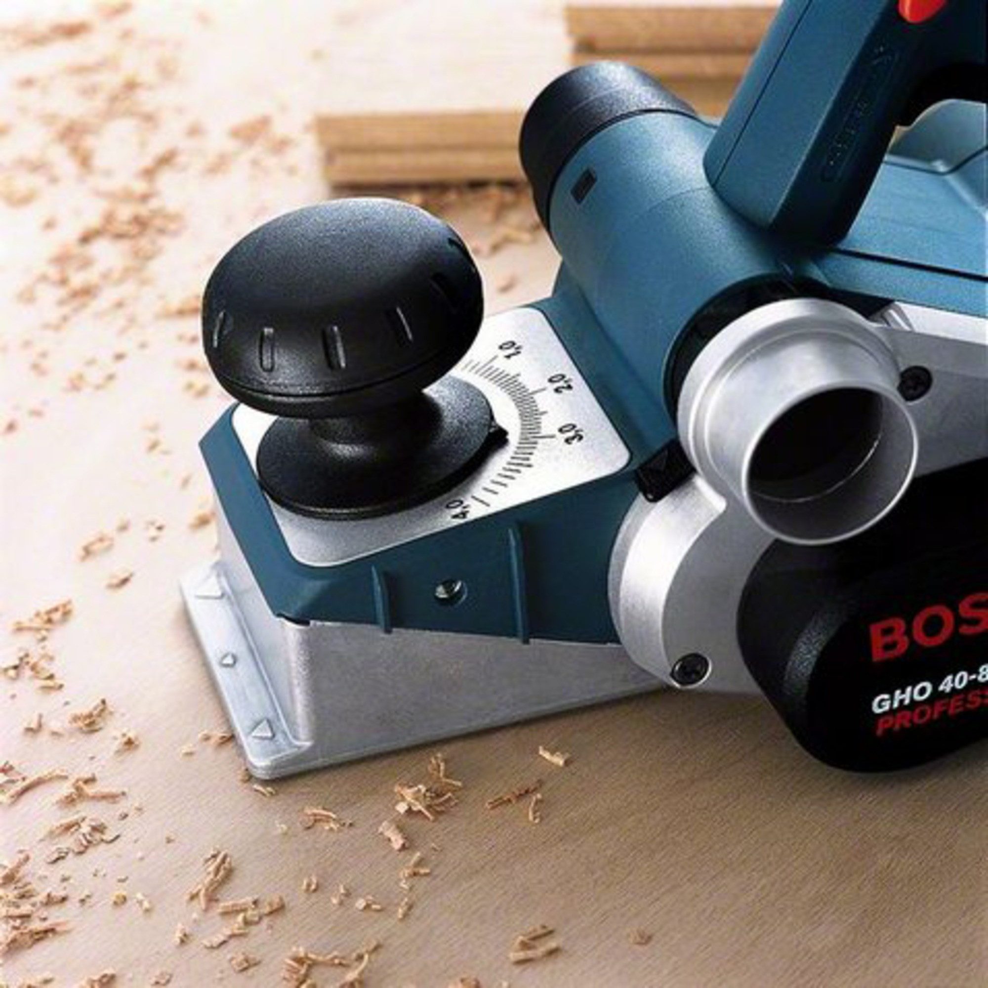 Bosch Professional Akku-Elektrohobel Bosch Professional Hobel GHO 40-82 C Professional, (Handwerkerkoffer, 850 Watt)