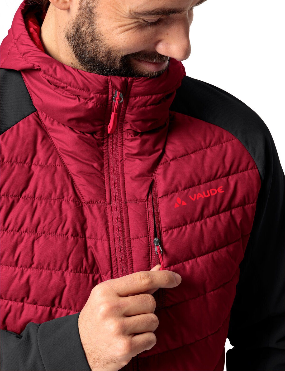 indian Outdoorjacke Hybrid dark Men's VAUDE Elope (1-St) kompensiert Jacket Klimaneutral red
