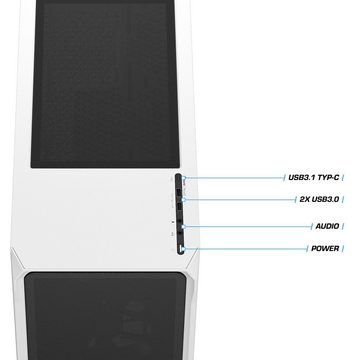 Kiebel Hunter V Gaming-PC (AMD Ryzen 5 AMD Ryzen 5 5600X, RTX 4070, 32 GB RAM, 1000 GB SSD, Wasserkühlung)