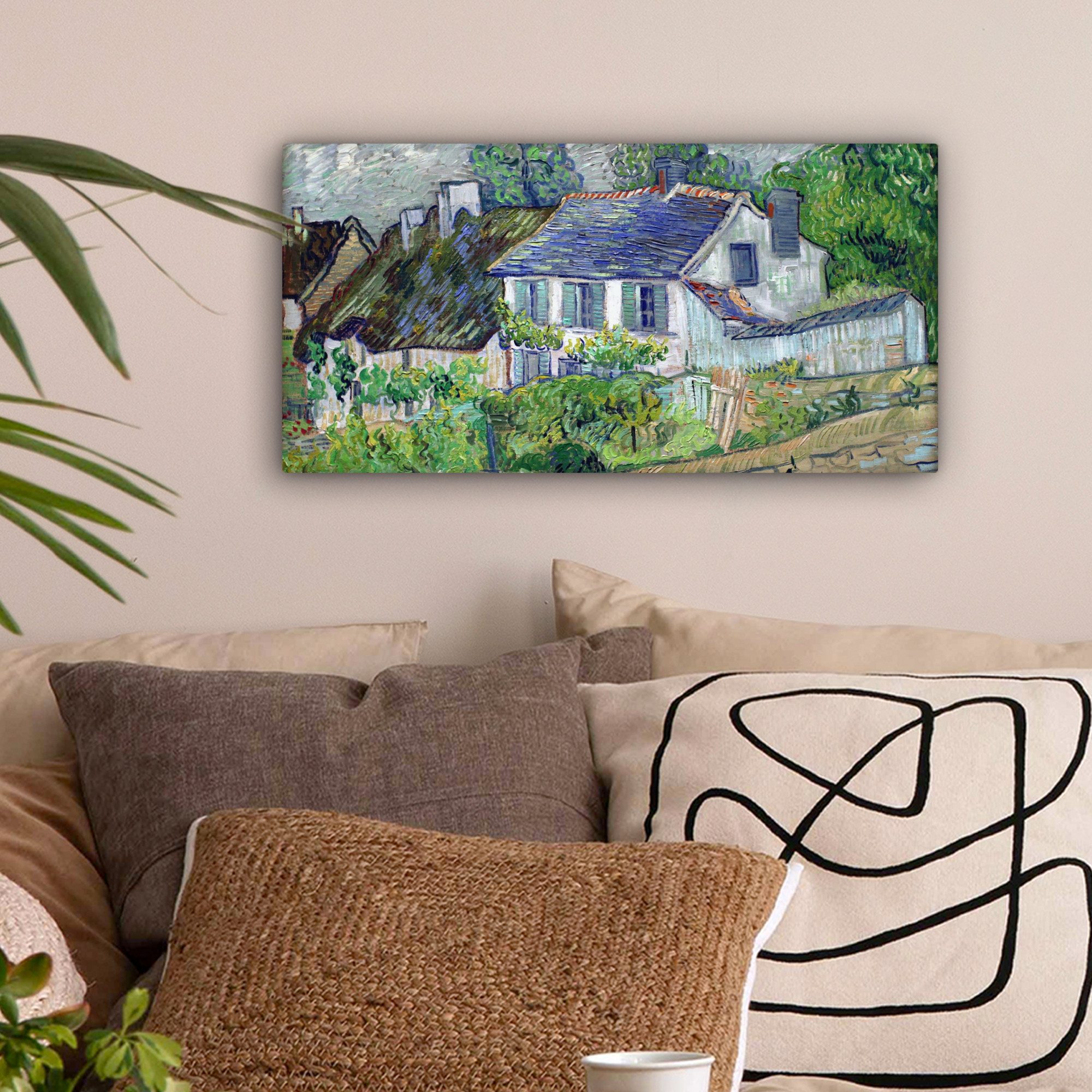 OneMillionCanvasses® Leinwandbild Panorama Haus in Auvers günstig online kaufen