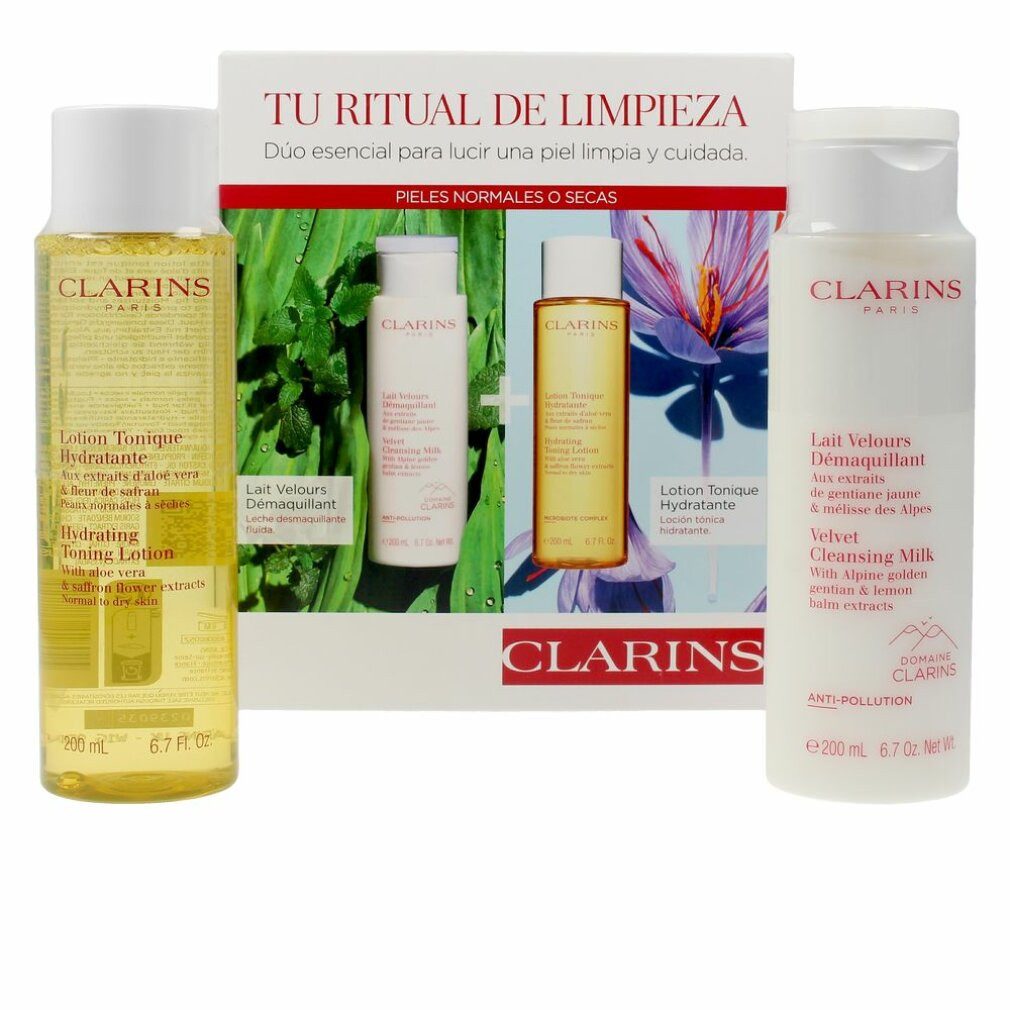 Clarins Hautpflege-Set DUO DÉMAQUILLANT NORMAL PEAUX OU SÈCHES LOT 2 pz