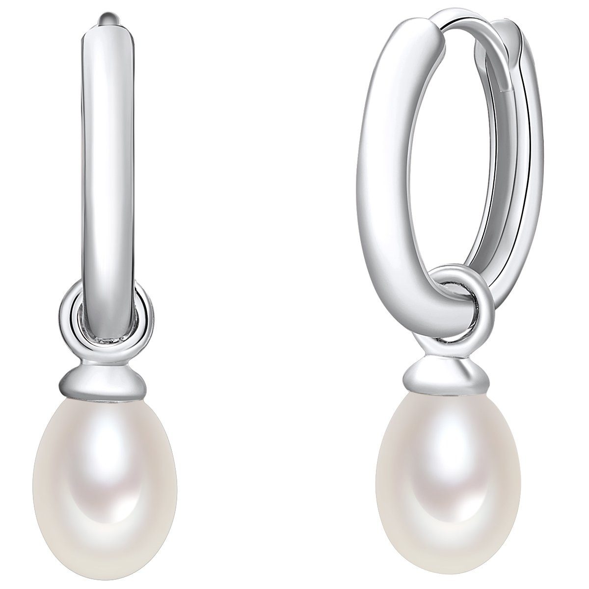Valero Pearls Perlenohrringe silber, aus Süßwasser-Zuchtperlen günstig online kaufen