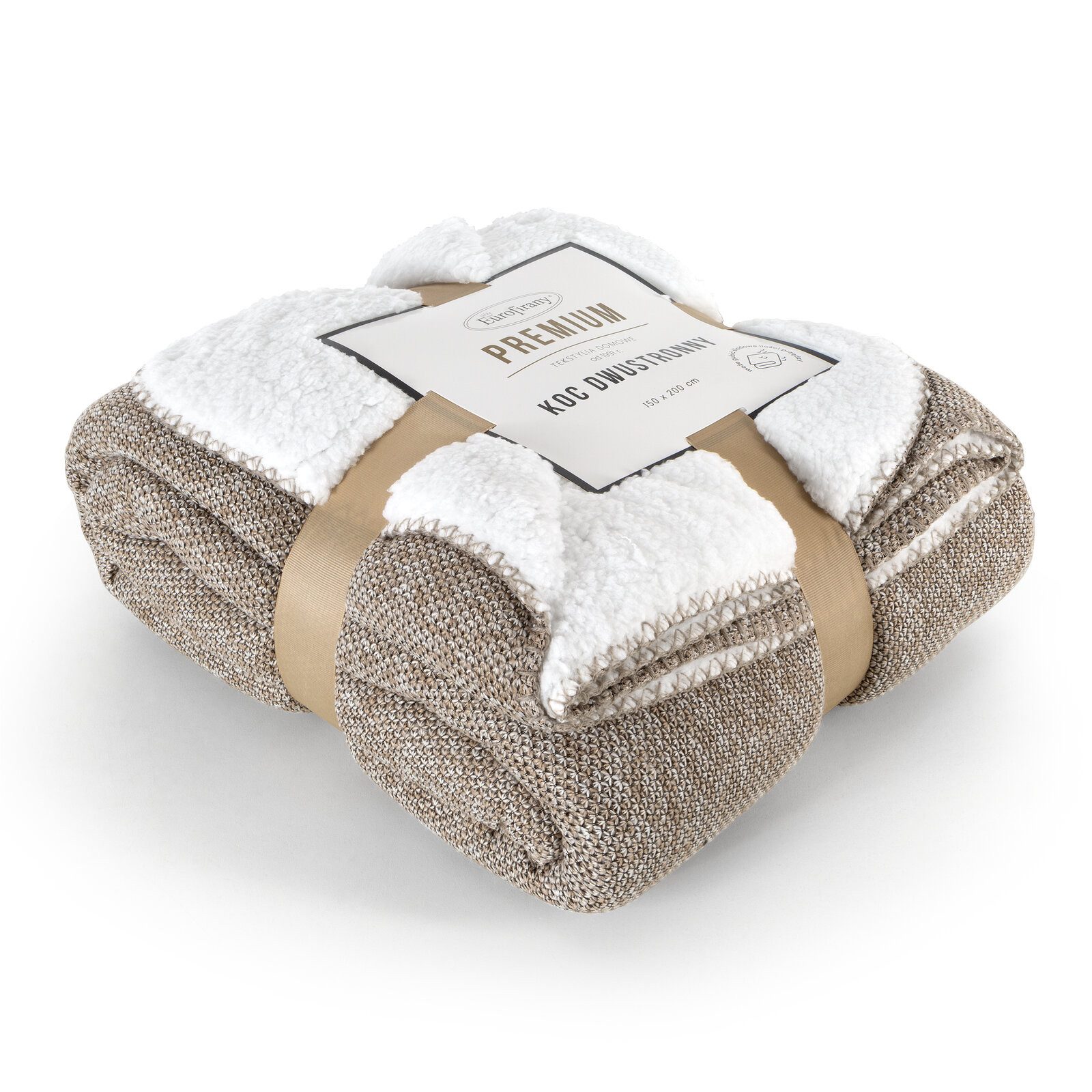 Wohndecke PANDA, Eurofirany, zweiseitige Kuscheldecke 150x200 günstig online kaufen