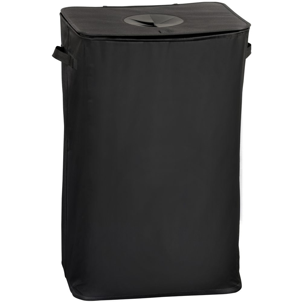 KESPER® Flaschensammler Flaschenbox, schwarz (1 St), mit herausnehmbarer Innentasche, für 30x 1,5L Flaschen