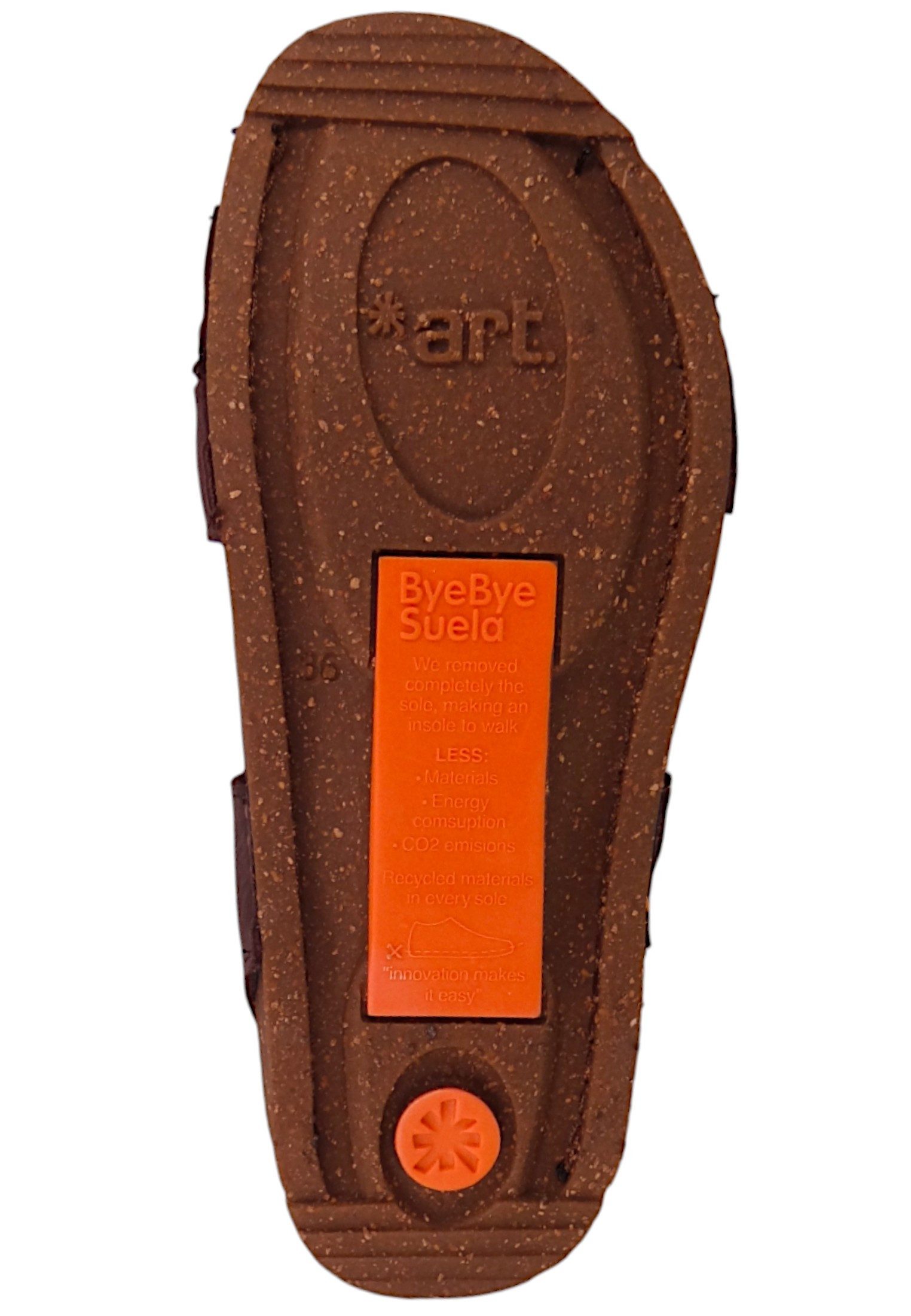 Art 0999 I Breathe Brown Sandale