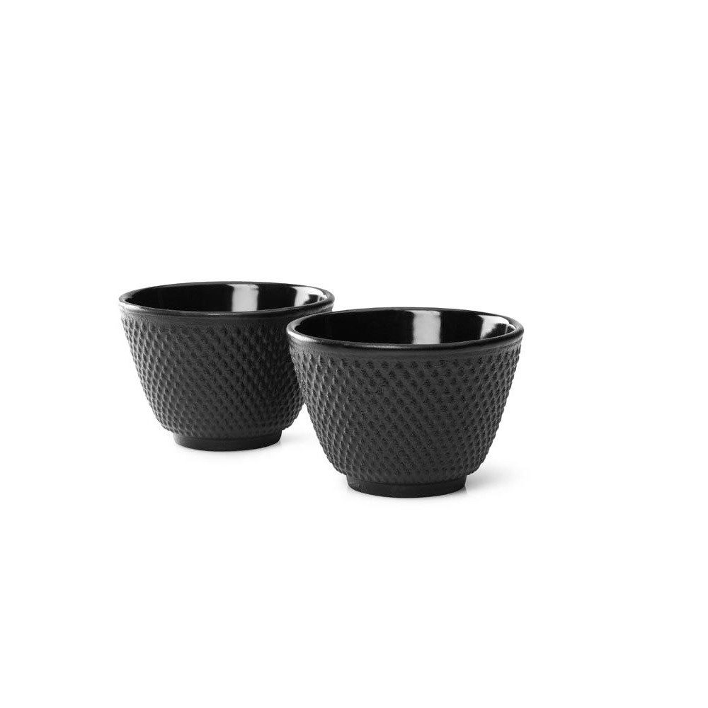 Becher Bredemeijer Teebecher Jang schwarz 0,1 L Gusseisen 2er Set