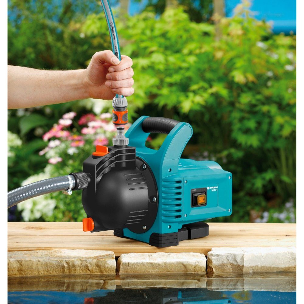 GARDENA Gartenpumpe 3000/4 - Gartenpumpe - blau/schwarz – Bild 3 von 5