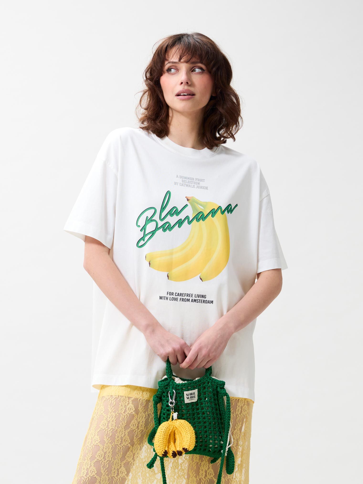 Catwalk Junkie Kurzarmshirt Oversized graphic Tshirt - Printshirt Damen - Oversized Shirt