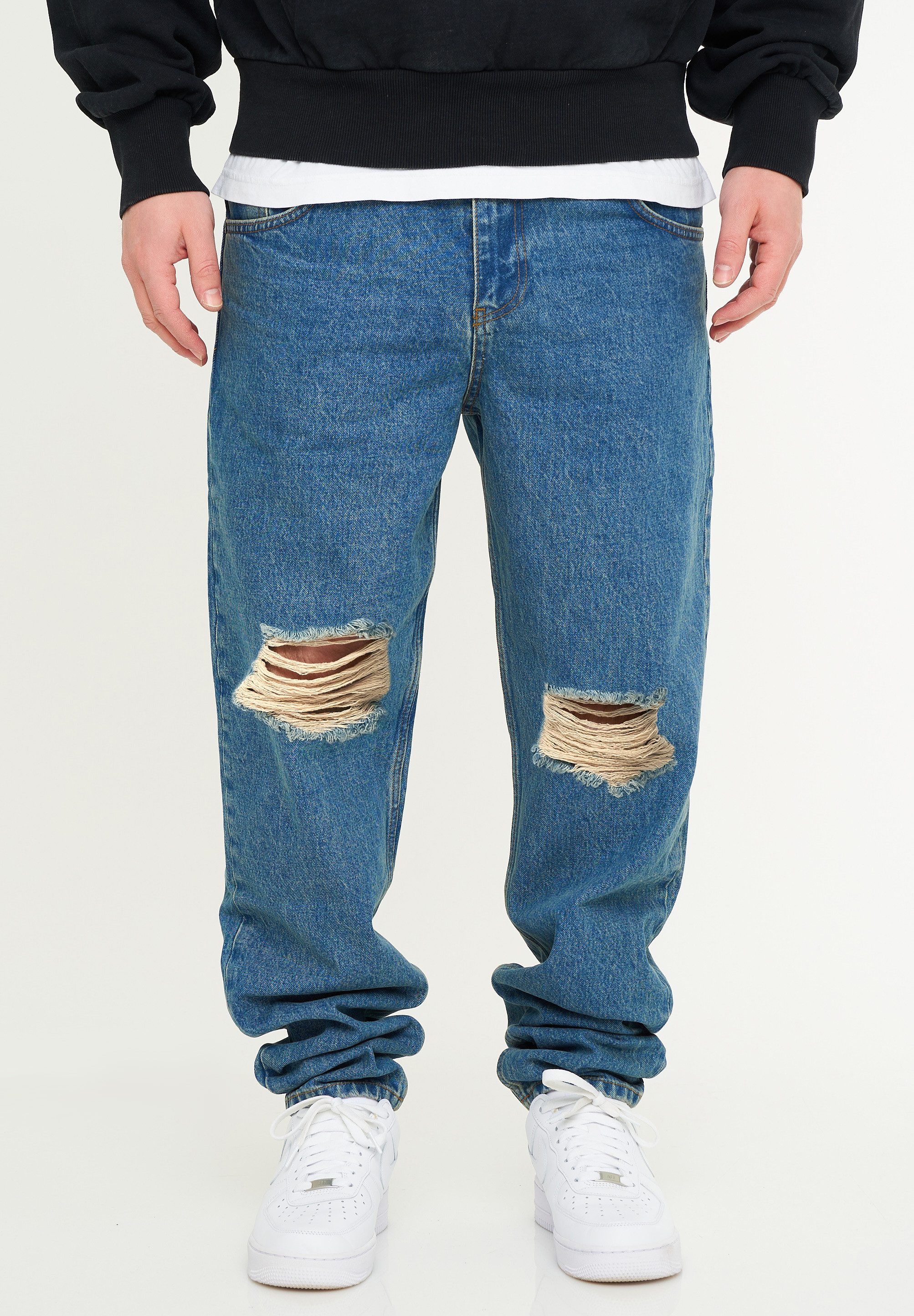 DAILY COTTON Tapered-fit-Jeans DCSAVANETA Herren Lange Hose Jeans Ripped Ta günstig online kaufen