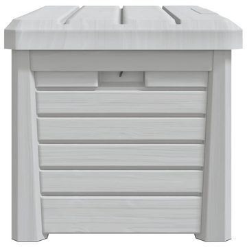 vidaXL Gartenbox Outdoor-Kissenbox Grau 73x50,5x46,5 cm Polypropylen