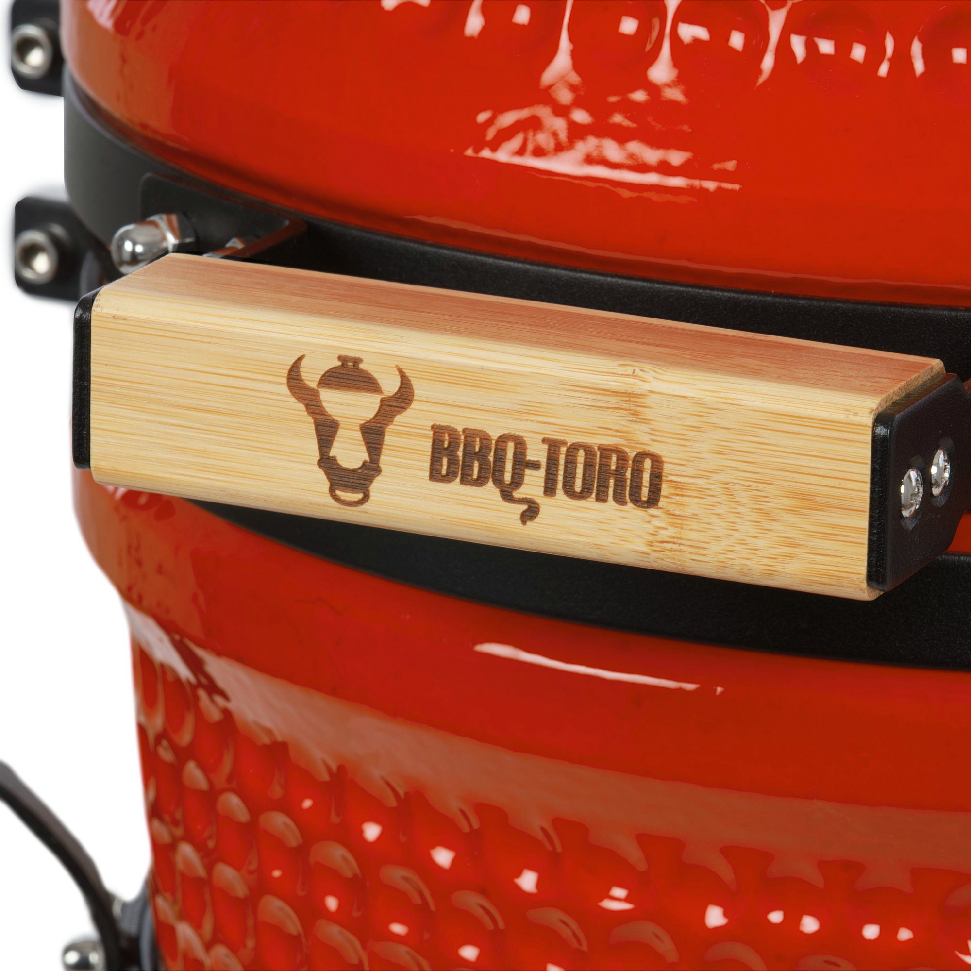 BBQ-Toro Keramikgrill Kamado Holzkohlegrill Ø 32 cm "HAIIRO" mit Grillrost und Thermometer – Bild 5 von 5