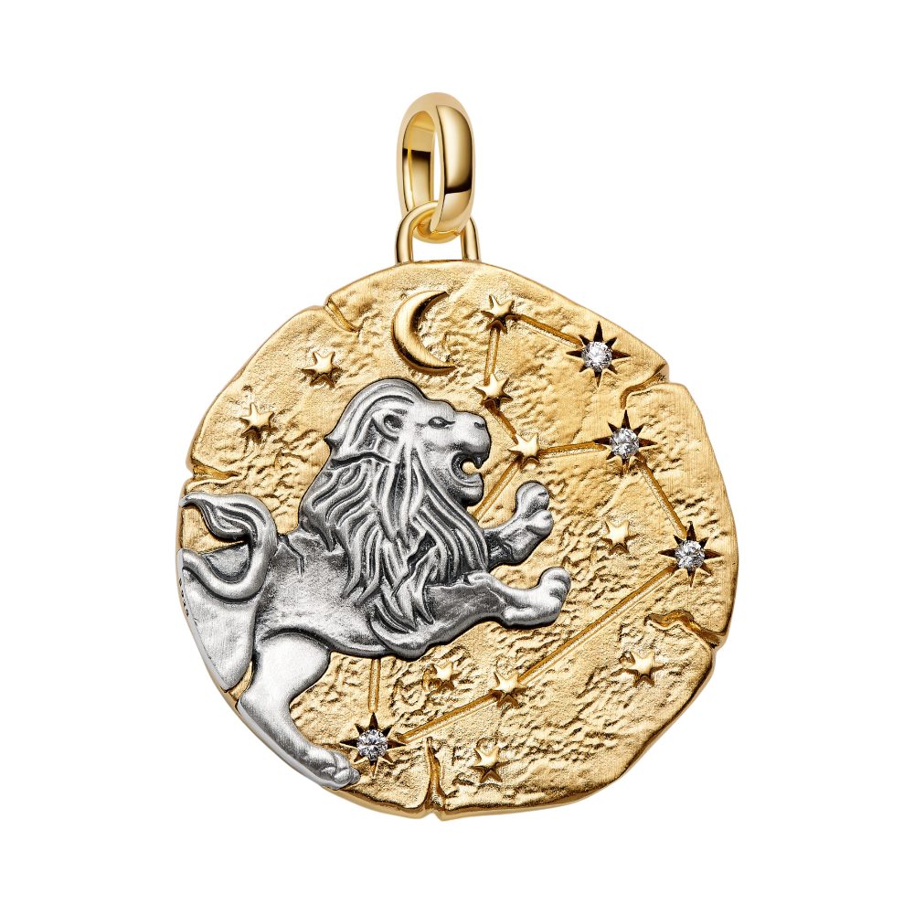 Pandora Charm Sternzeichen 764996C01, Sternzeichen, Löwe, Bicolor, Zirkonia