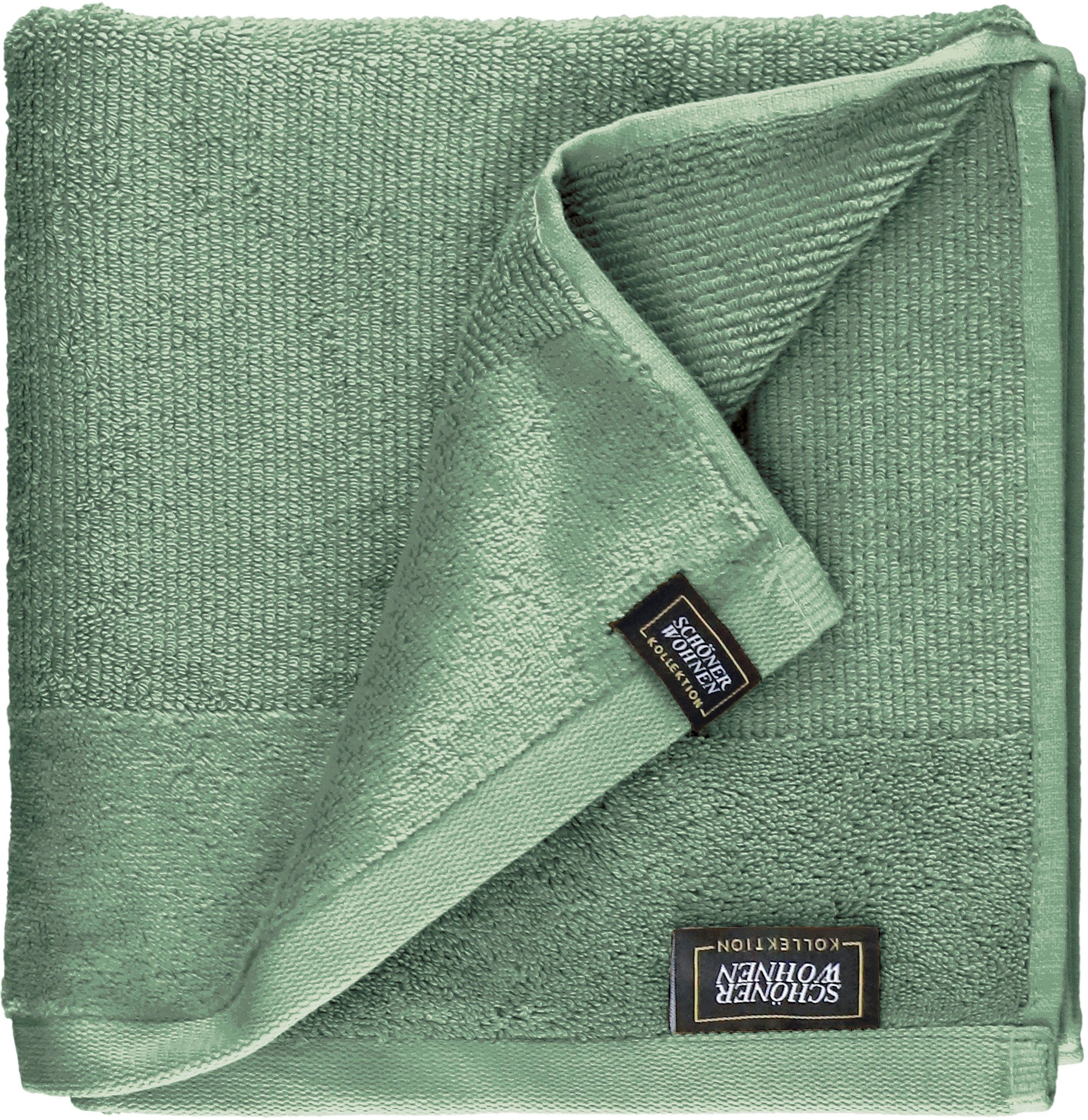 SCHÖNER WOHNEN-Kollektion Handtuch Sense, Frottee (1-St) grün | Alle Handtücher