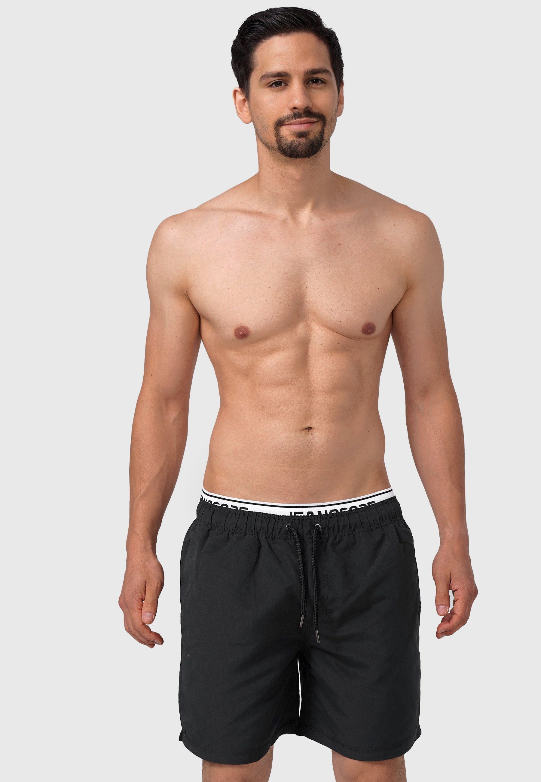 Indicode Badeshorts Solomon mit elastischem Bund günstig online kaufen