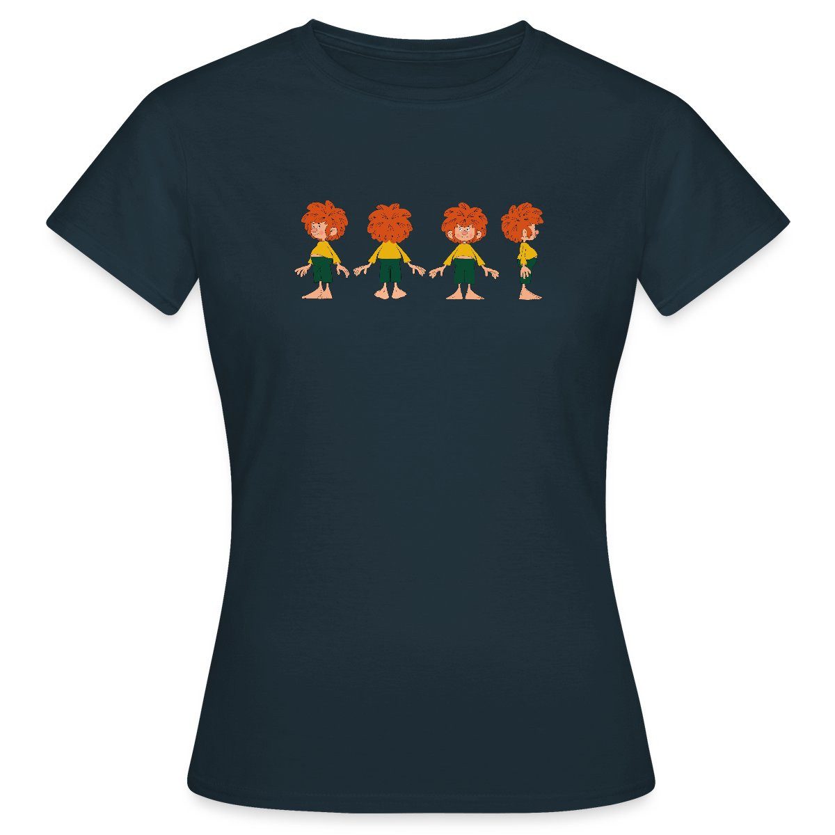Spreadshirt T-Shirt Pumuckl Aus Verschiedenen Blickwinkeln Frauen T-Shirt ( günstig online kaufen