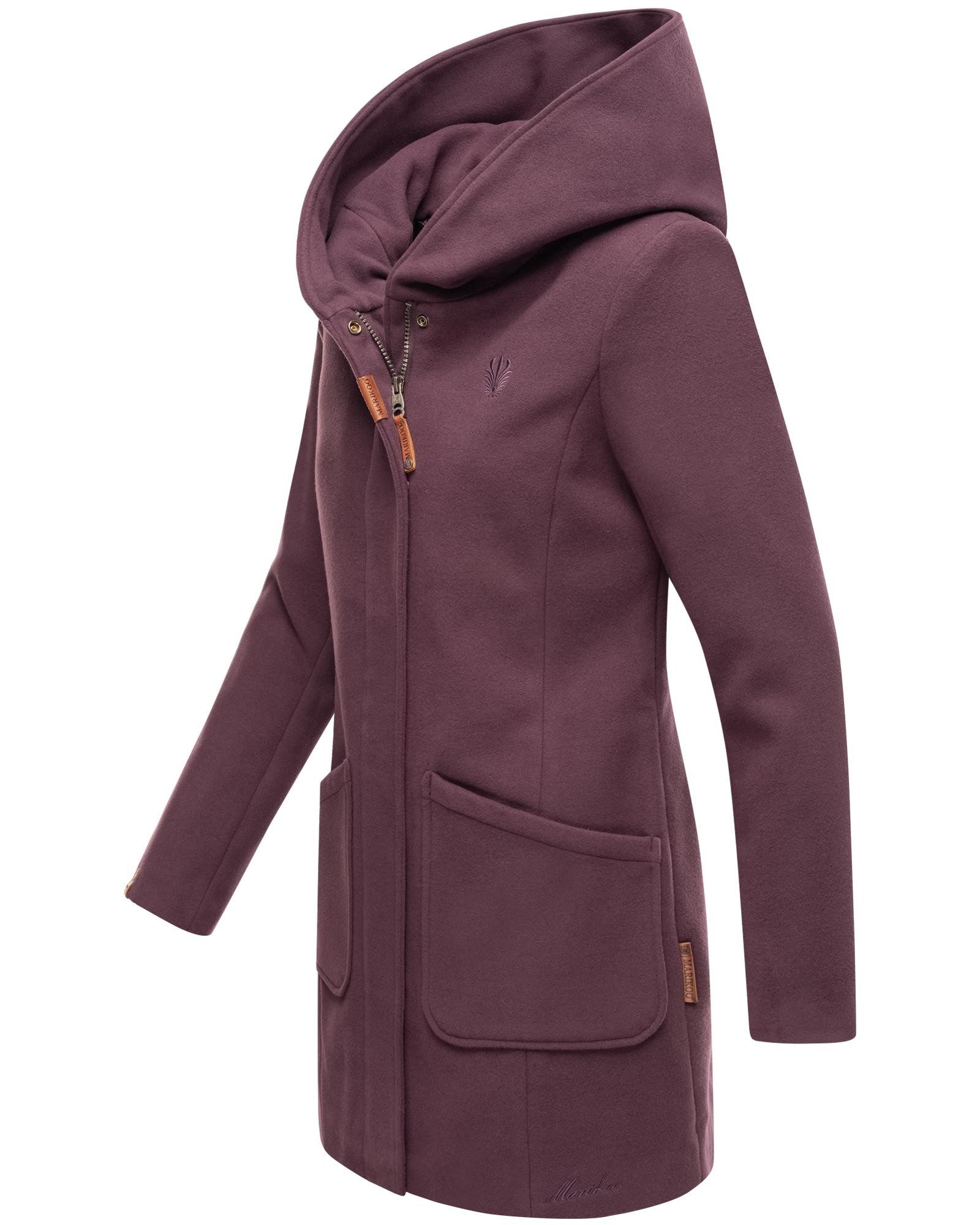 Marikoo Wintermantel Maikoo hochwertiger Mantel in Wollmantel-Optik mit gro günstig online kaufen