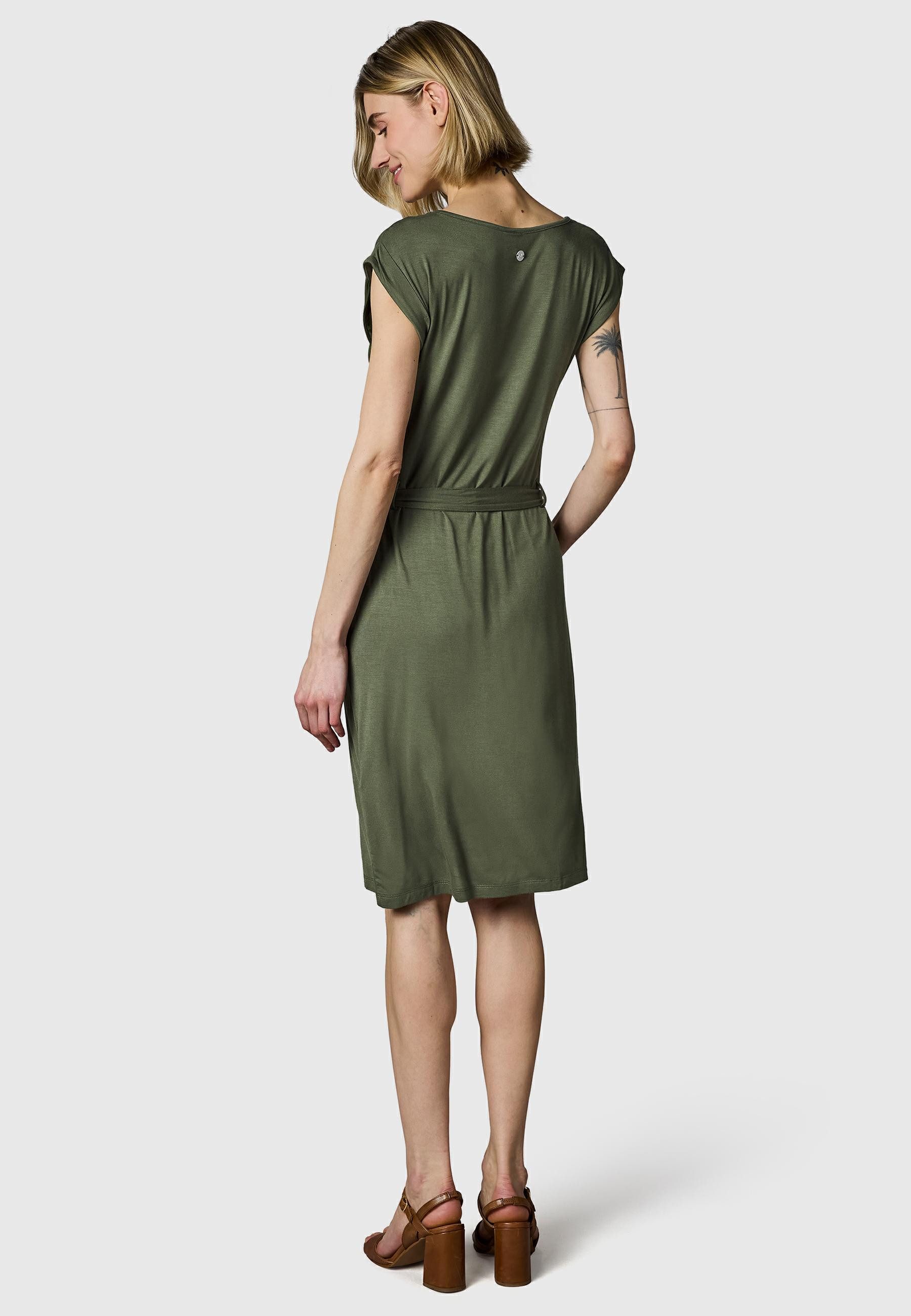 Ragwear Sommerkleid Taggien Knielanges, leichtes Midikleid