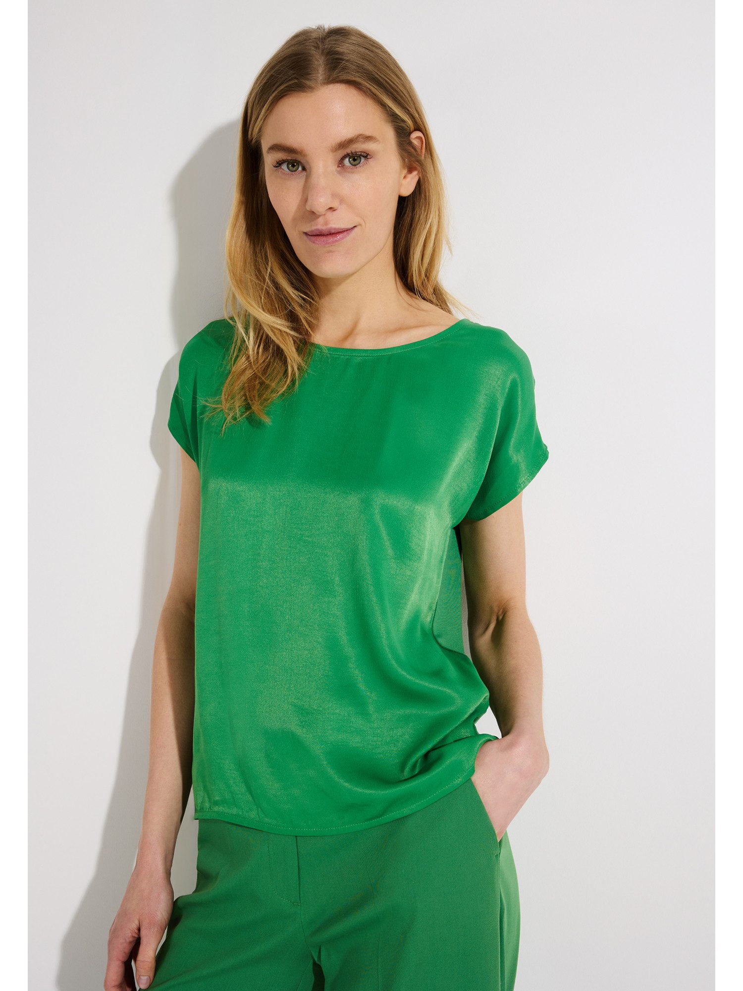 MORE&MORE Blusenshirt vielseitig kombinierbares Blusenshirt