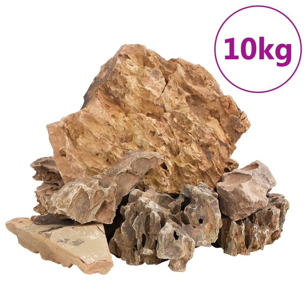 vidaXL Aquariendeko Drachensteine 10 kg Braun 5-30 cm