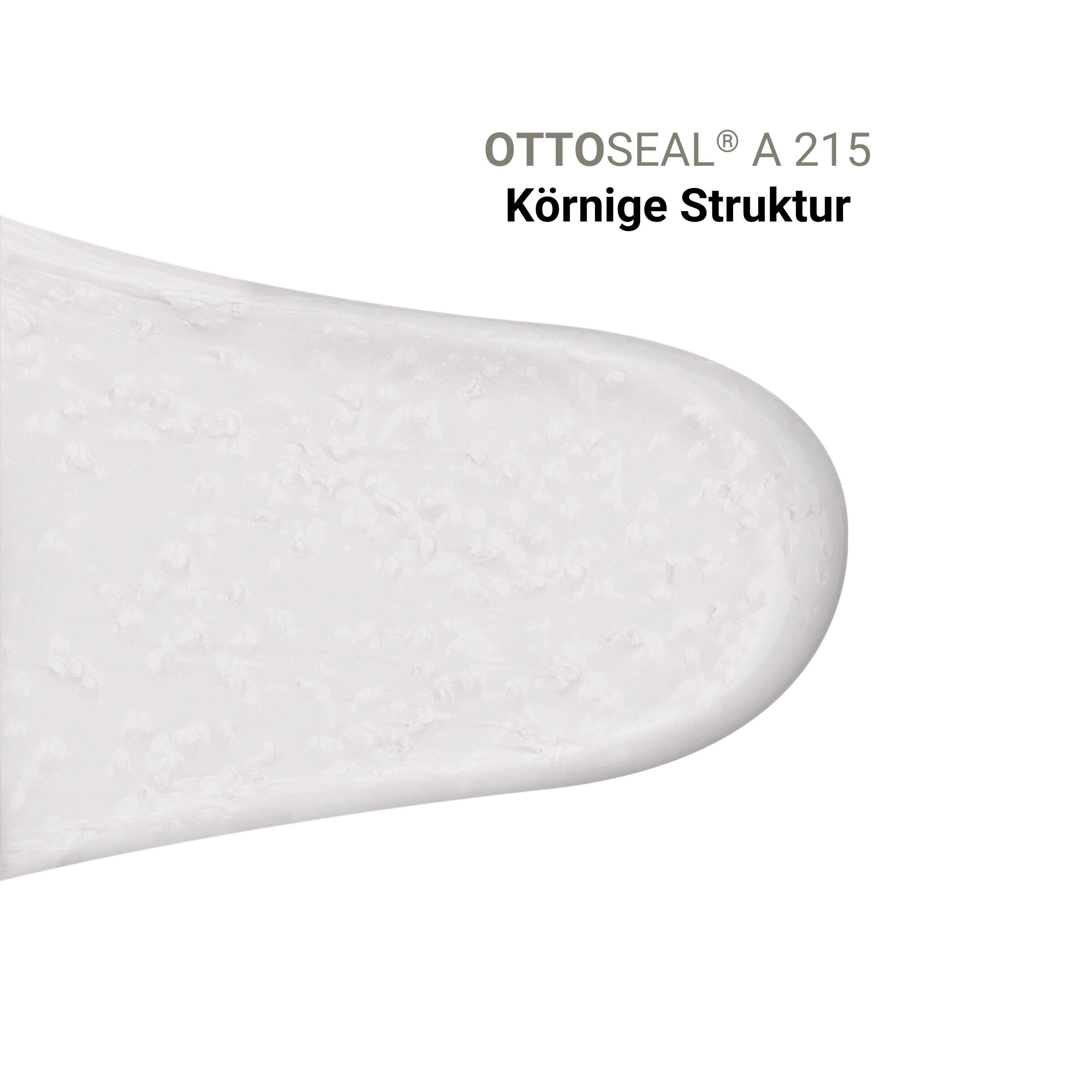 OTTO-Chemie Reparaturmasse OTTOSEAL A215 Premium-Acryl-Dichtstoff C01 weiß mit Struktur, gebrauchsfertig, (1-tlg), Körnige Struktur, Überstreichbar, Gute UV-Beständigkeit