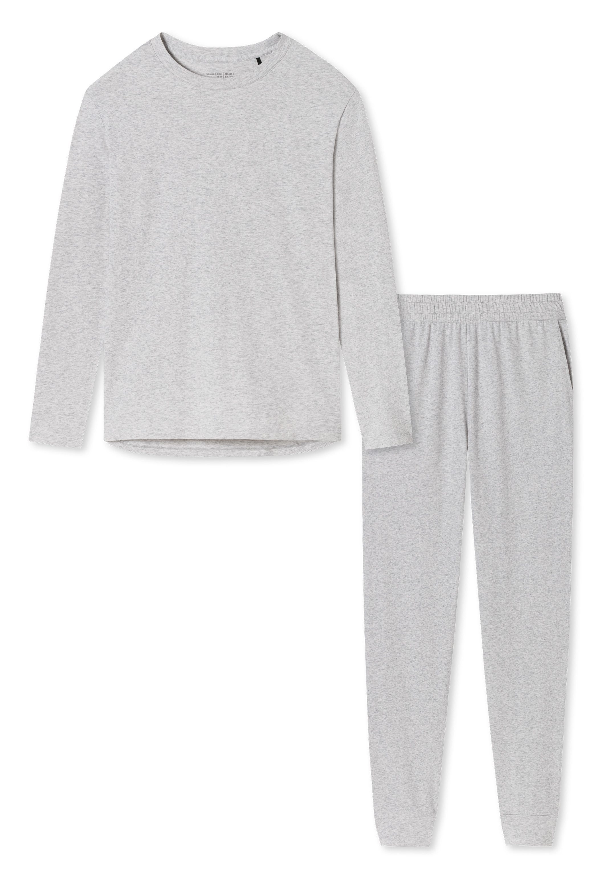 Schiesser Pyjama Organic Cotton (Set, 2 tlg) Schlafanzug - Baumwolle günstig online kaufen