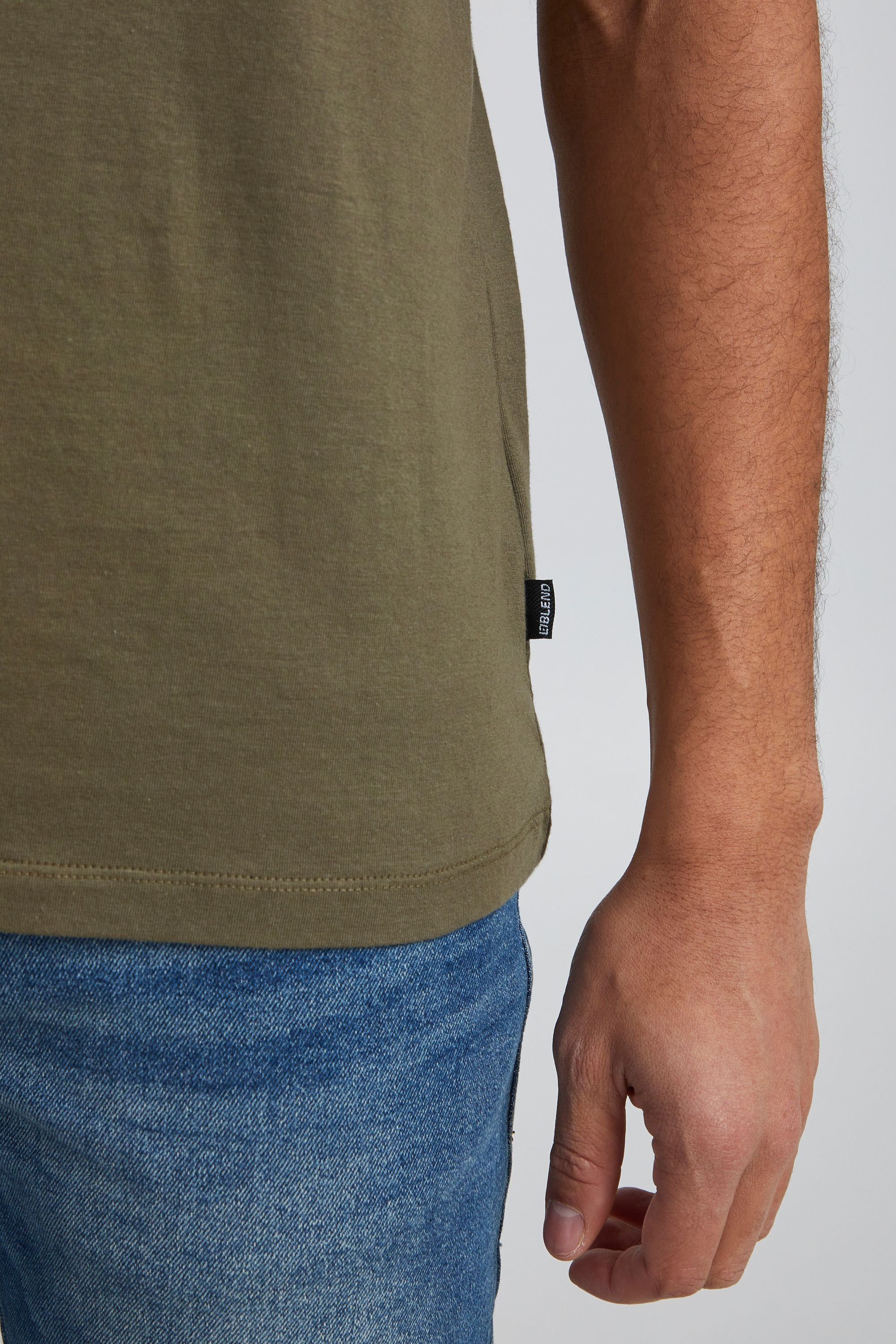 Blend T-Shirt BHAbraham (1-tlg) Klassisches T-Shirt mit Rundhalsausschnitt