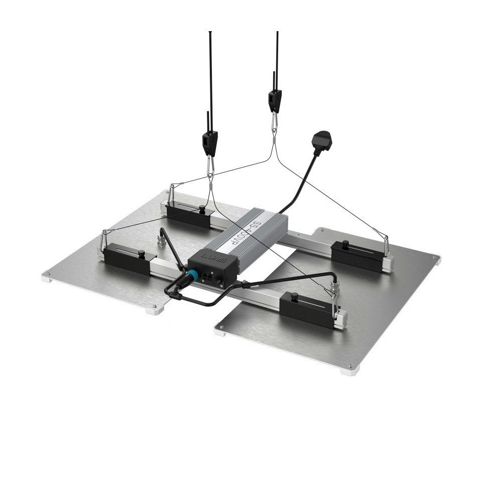 Lumii Pflanzenlampe LUMii Black Blade 400 W LED, LED fest integriert