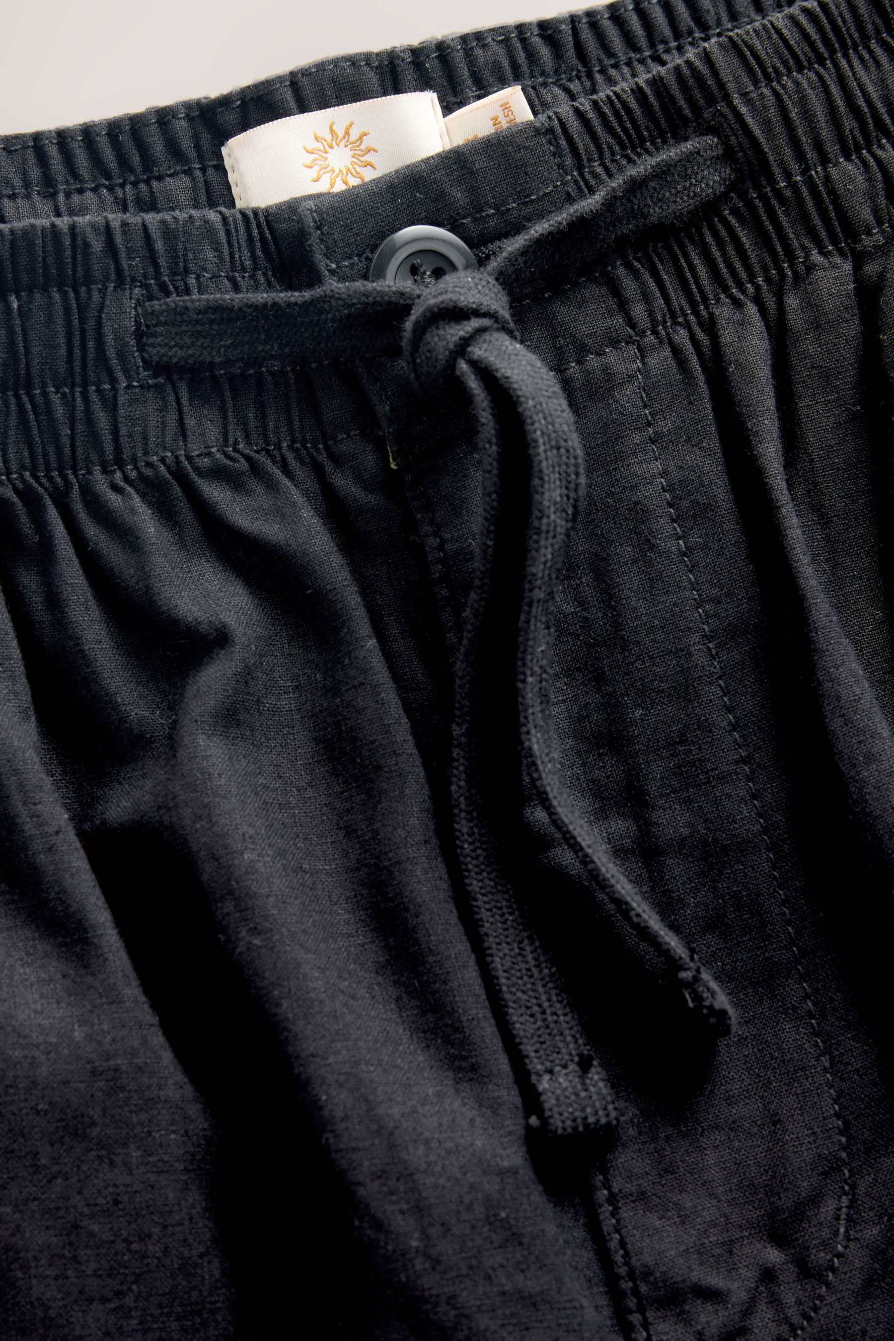 Next Dehnbund-Hose Edle Relaxed Fit Hose aus Leinen-Baumwollgemisch (1-tlg)