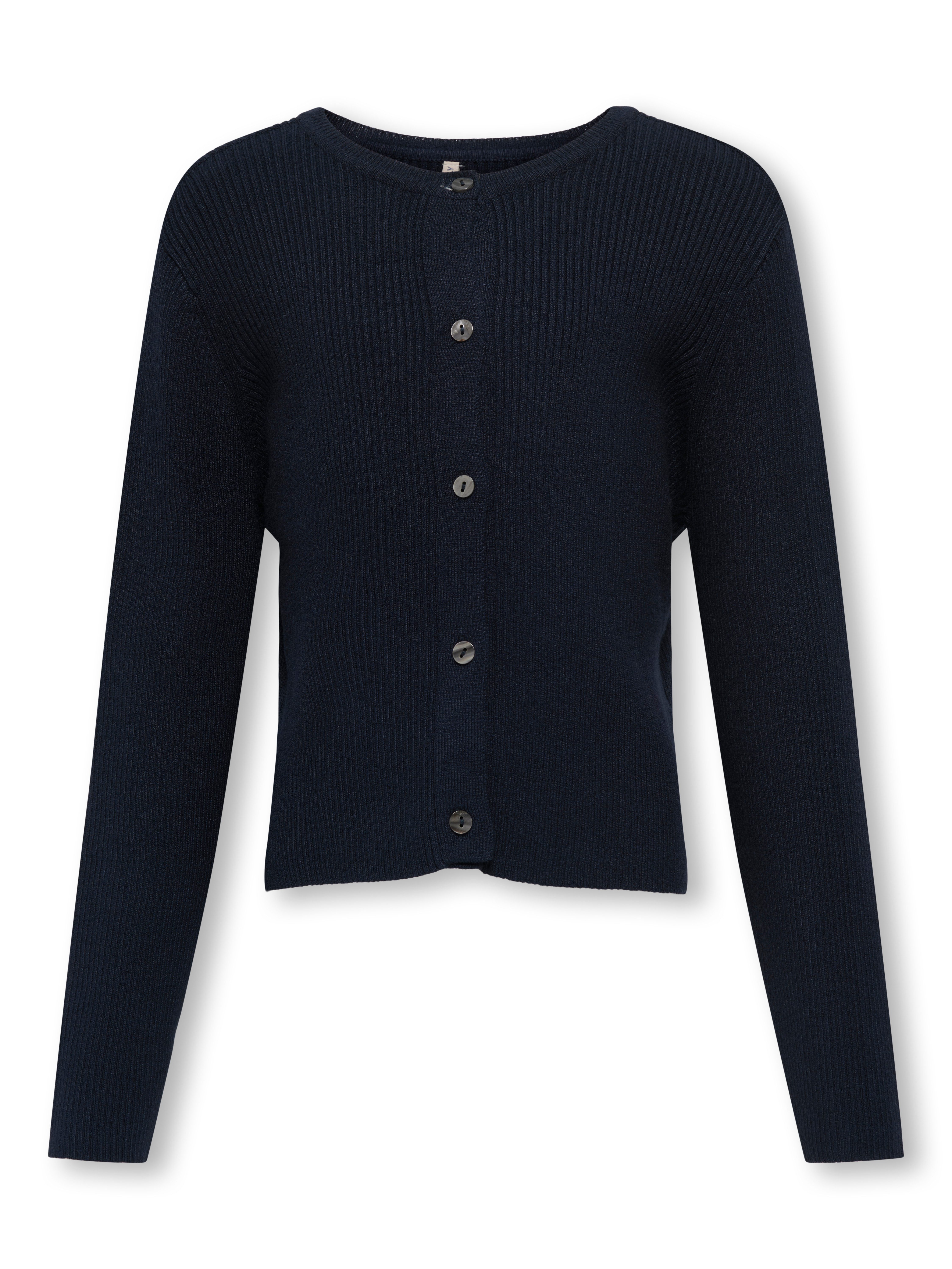 KIDS ONLY Strickjacke KOGNATASCHA LS O-NECK CARD CP KNT NOOS