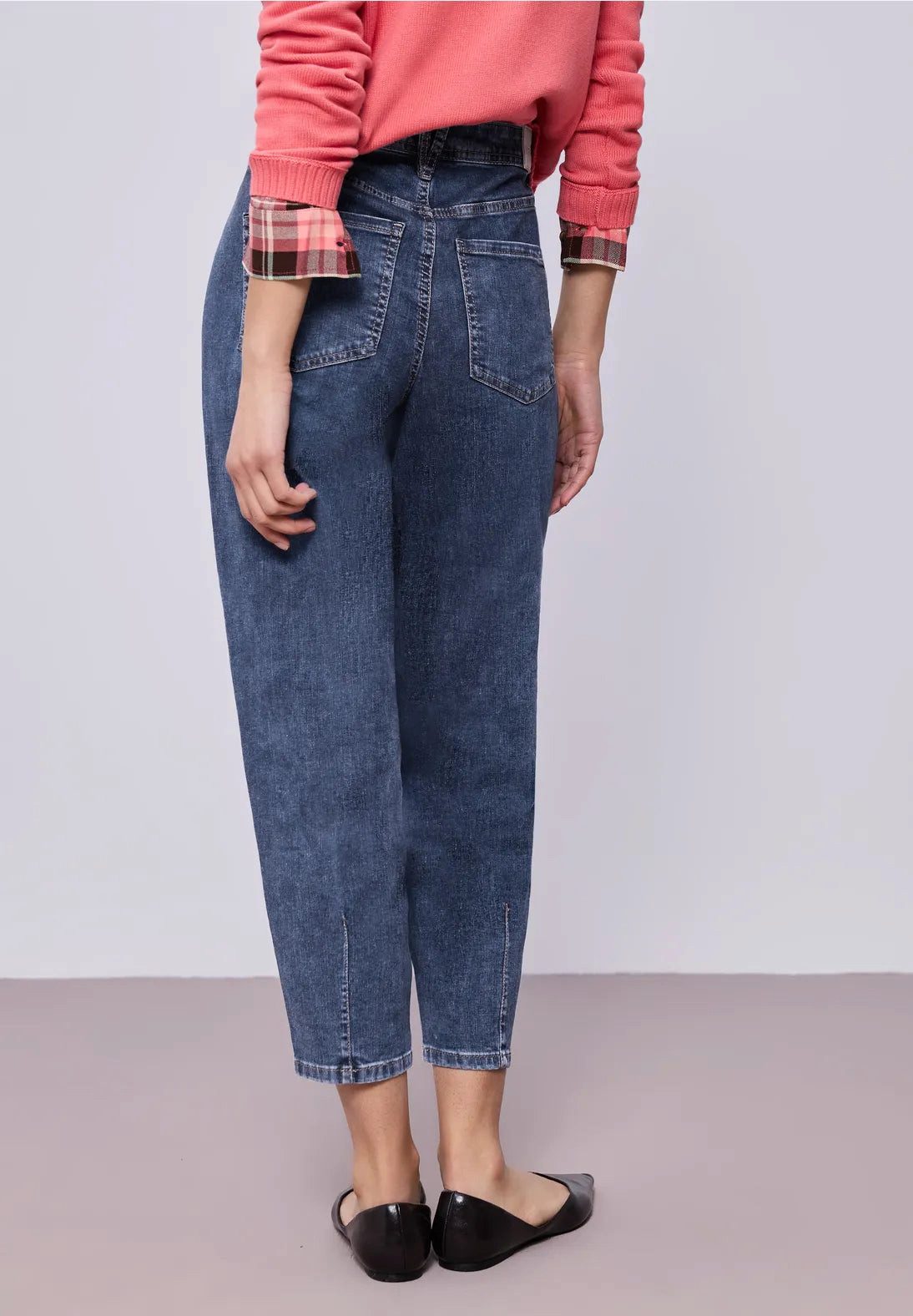 STREET ONE Loose-fit-Jeans Barrel Leg Jeans Karlie (1-tlg) günstig online kaufen