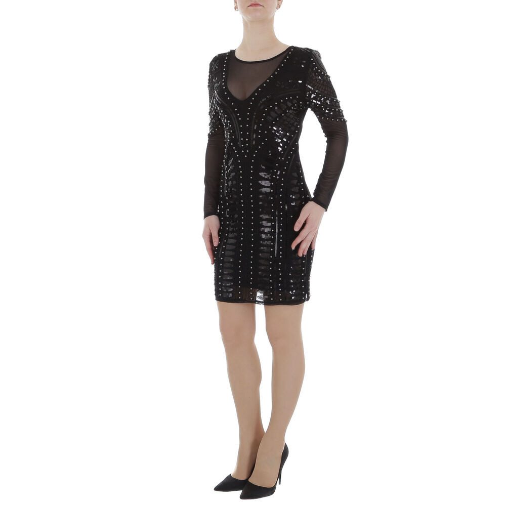Ital-Design Partykleid Damen Party & Clubwear Pencil (86365279) Pailletten günstig online kaufen
