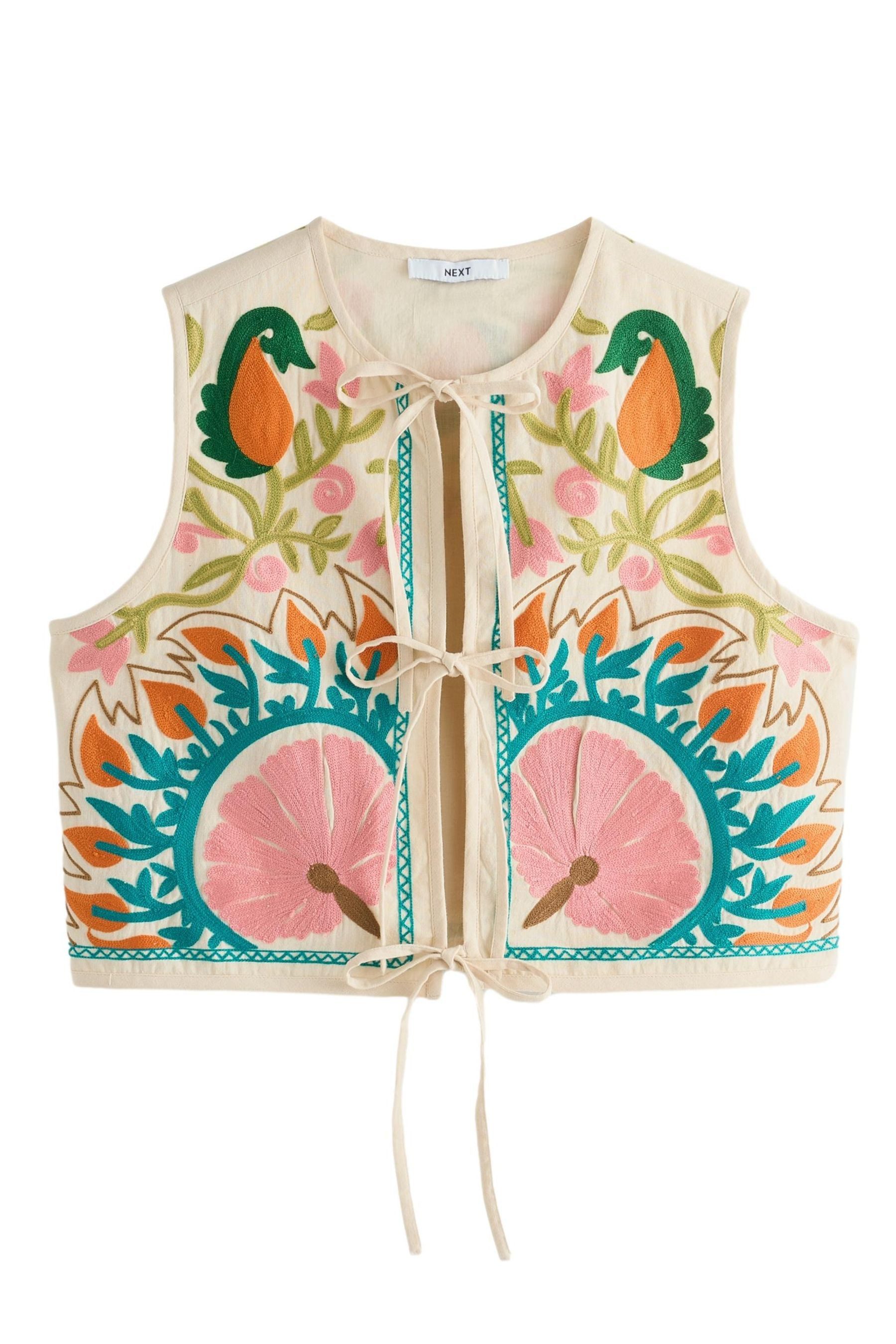 Next Anzugweste Verkürzte Weste mit Stickerei (1-tlg) günstig online kaufen