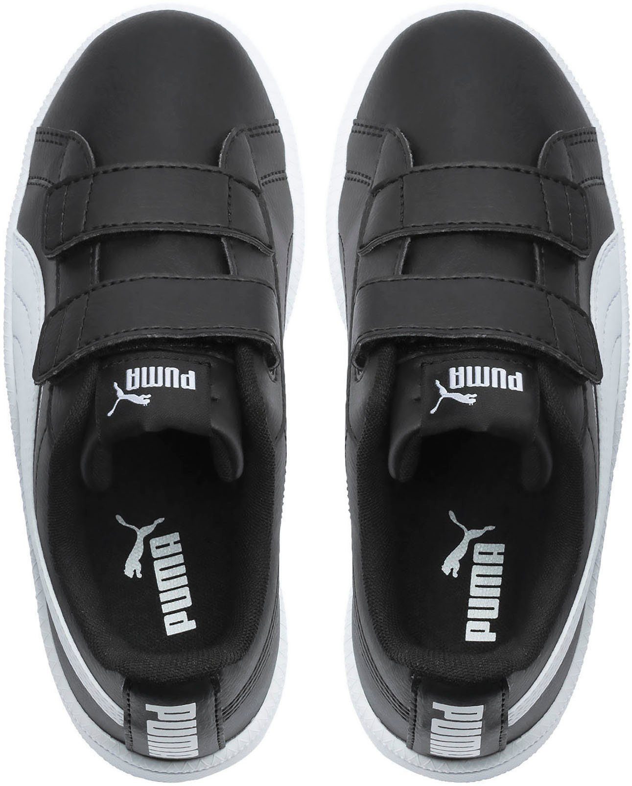 Klettverschluss Sneaker mit UP PUMA V PUMA schwarz-weiß PS