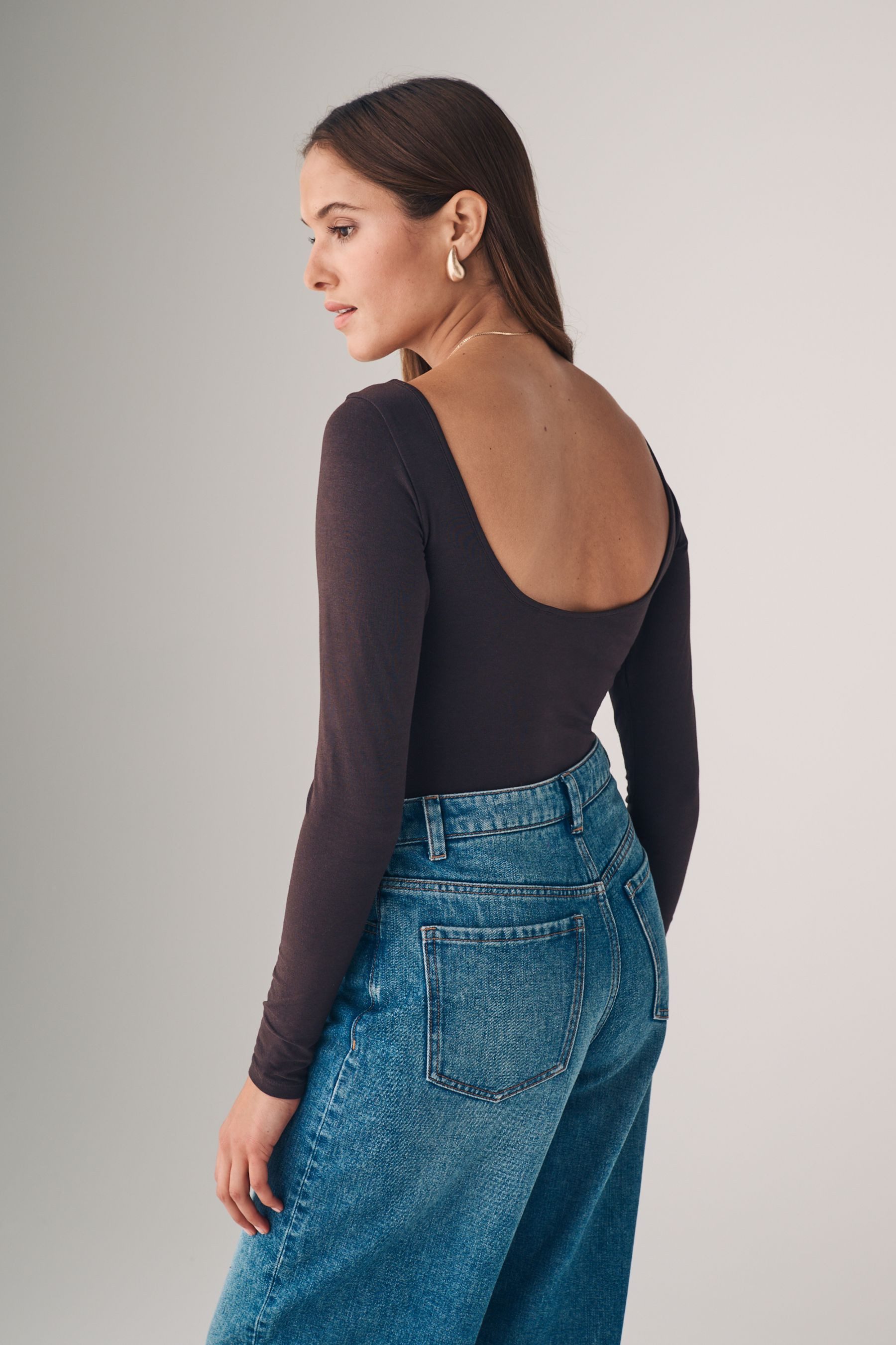 The Set Langarmshirt 4er-Pack The Set Langarmshirts Rückenausschnitt (4-tlg günstig online kaufen